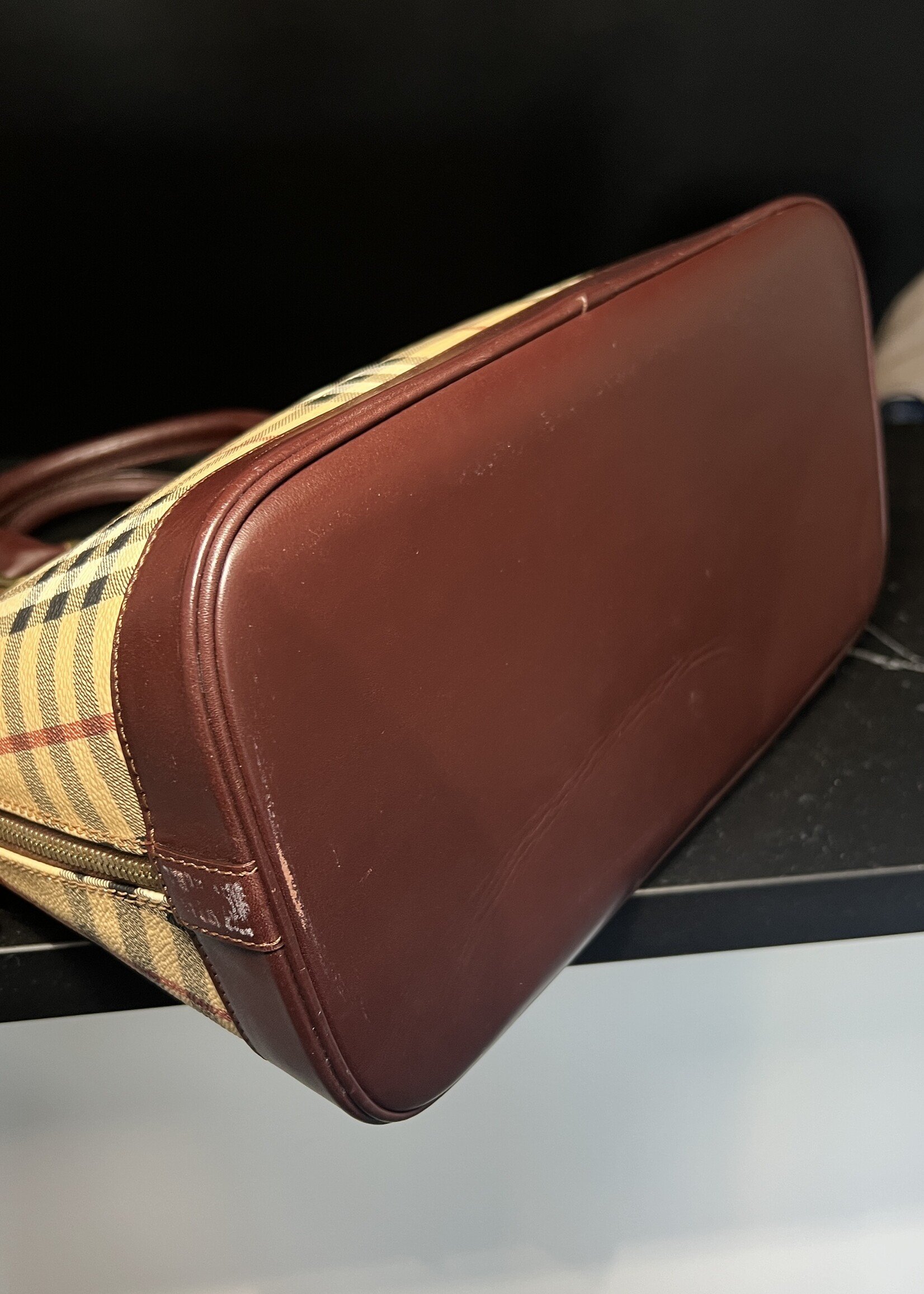 Burberry SOLD- Burberry Haymarket Check Picadilly Bowler