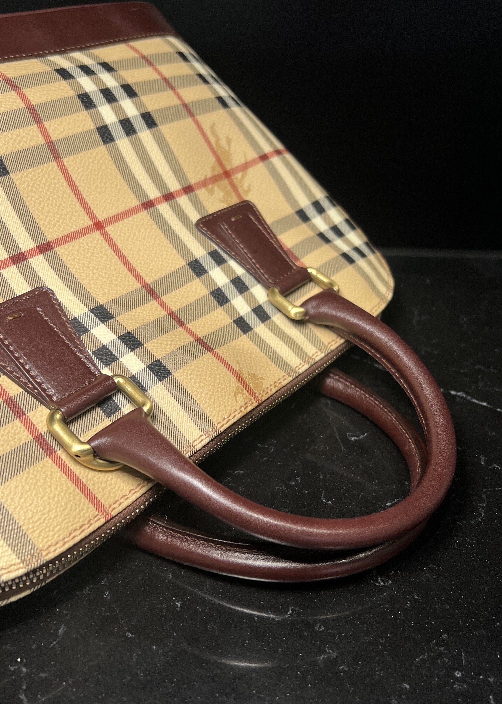 Burberry SOLD- Burberry Haymarket Check Picadilly Bowler