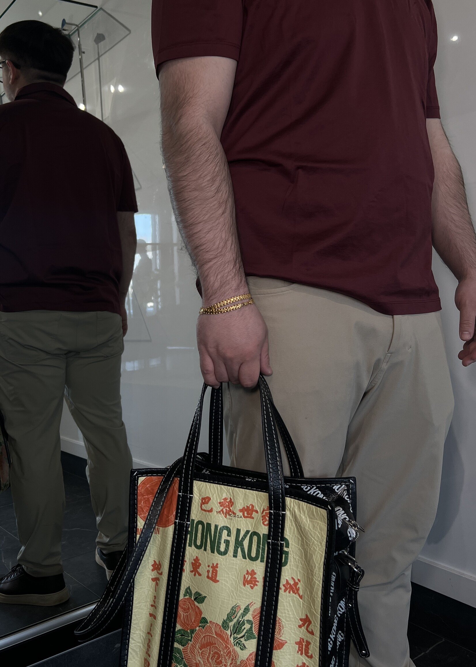 Balenciaga Balenciaga Bazar Hong Kong Leather Shopper Tote