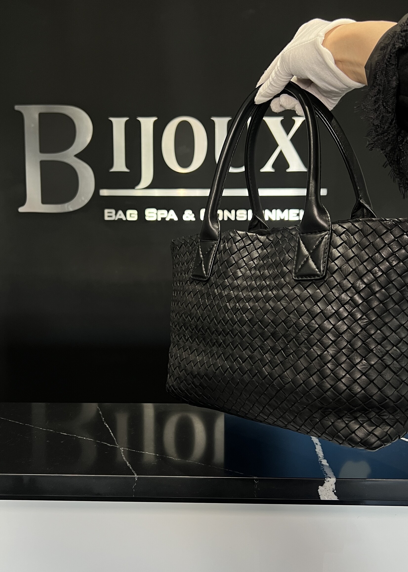 Bottega Veneta Bottega Veneta Nappa Intrecciato Small Cabat Tote