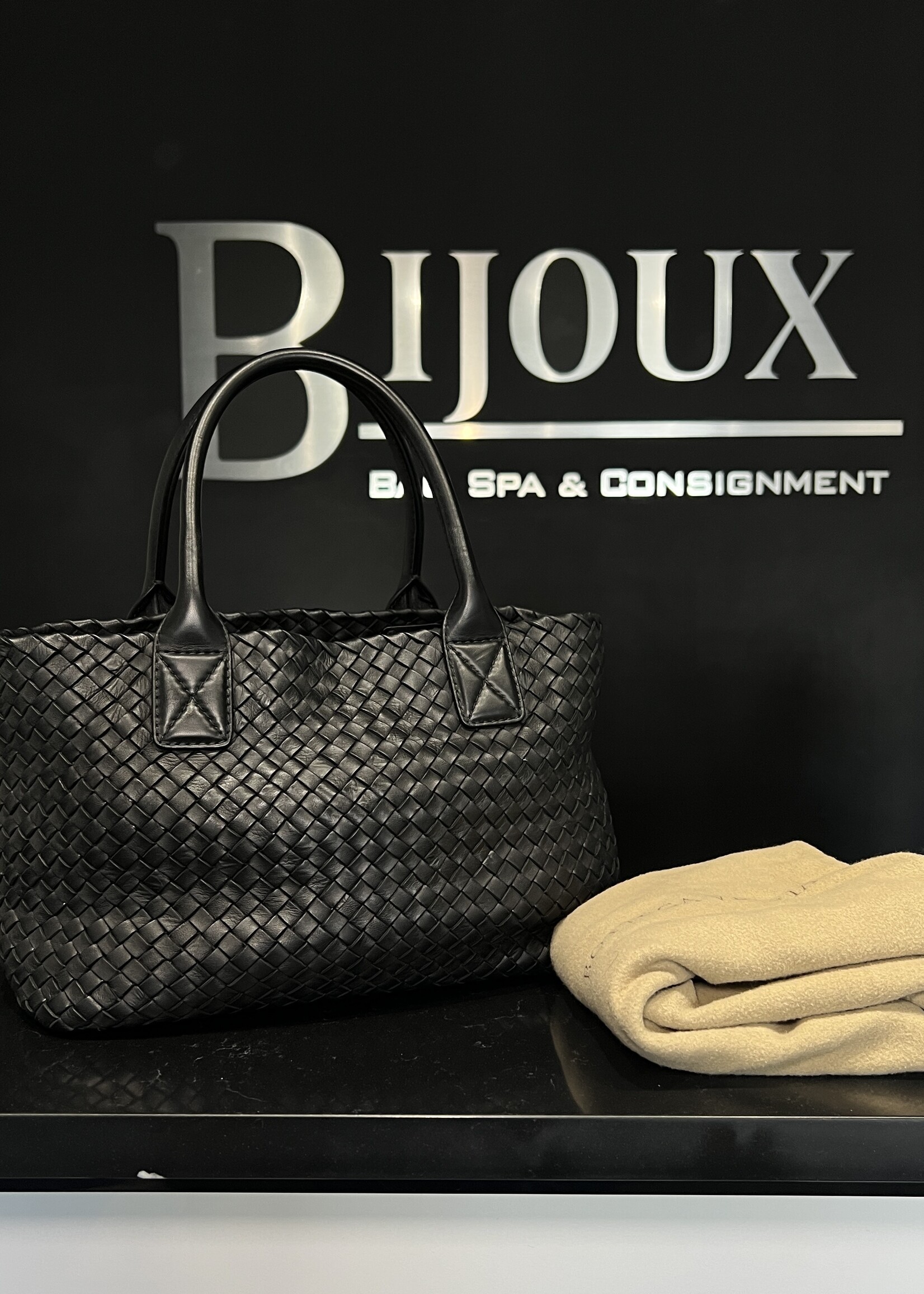Bottega Veneta Bottega Veneta Nappa Intrecciato Small Cabat Tote