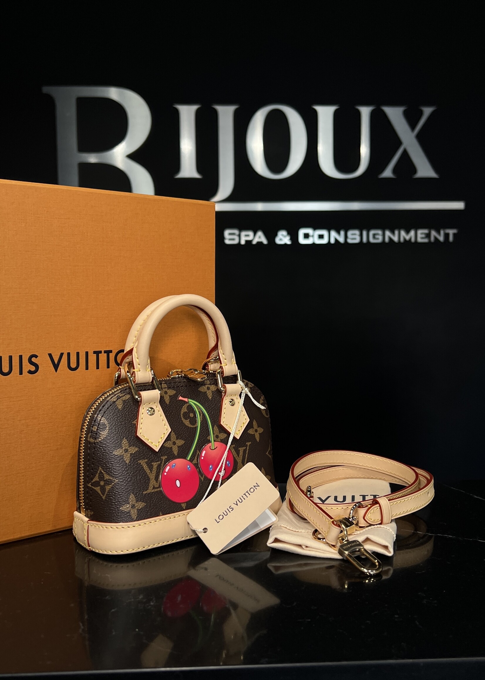 Louis Vuitton Louis Vuitton  Cerises Alma Nano