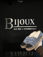 Chanel Chanel Denim Espadrilles 39