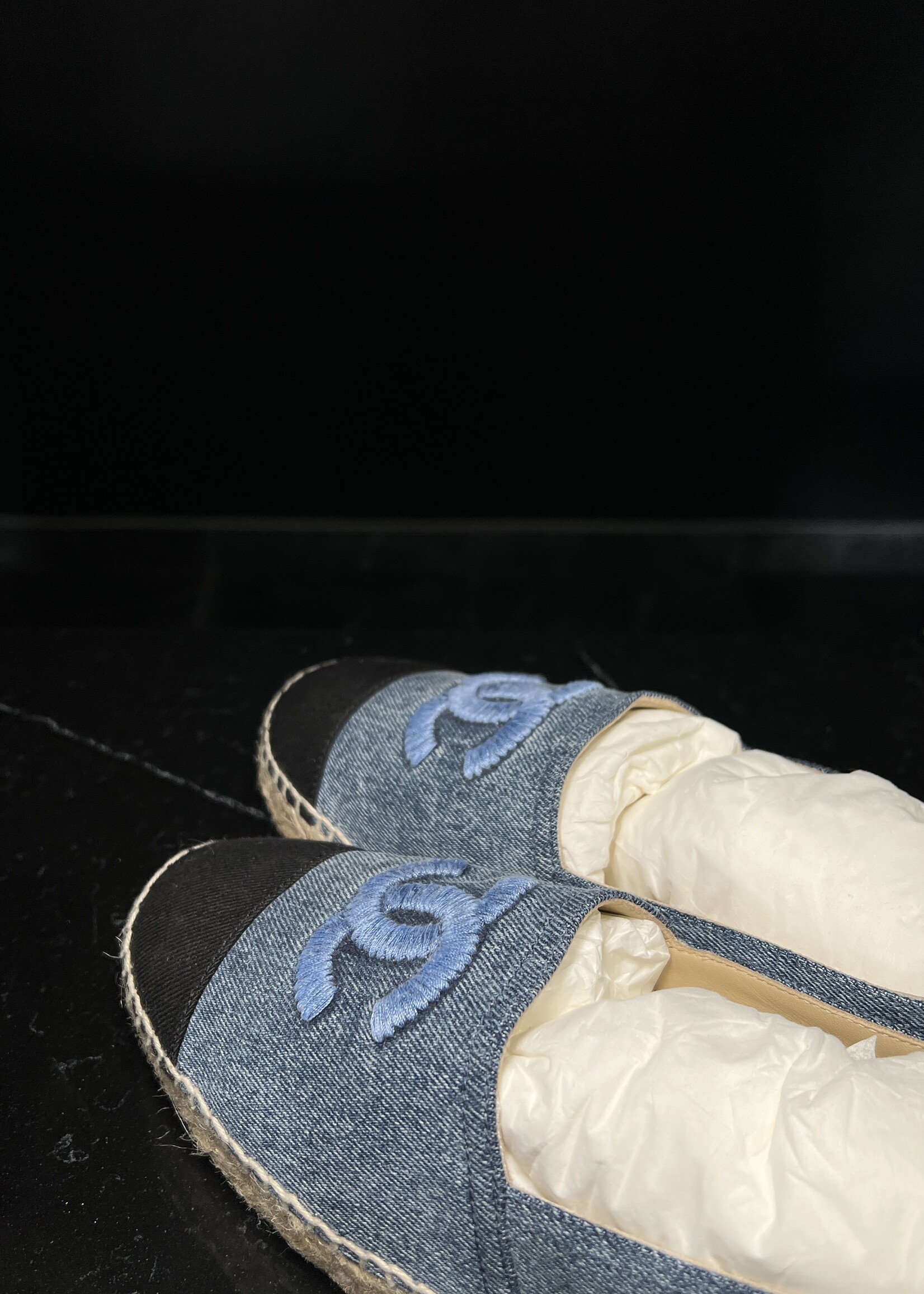 Chanel Chanel Denim Espadrilles 39