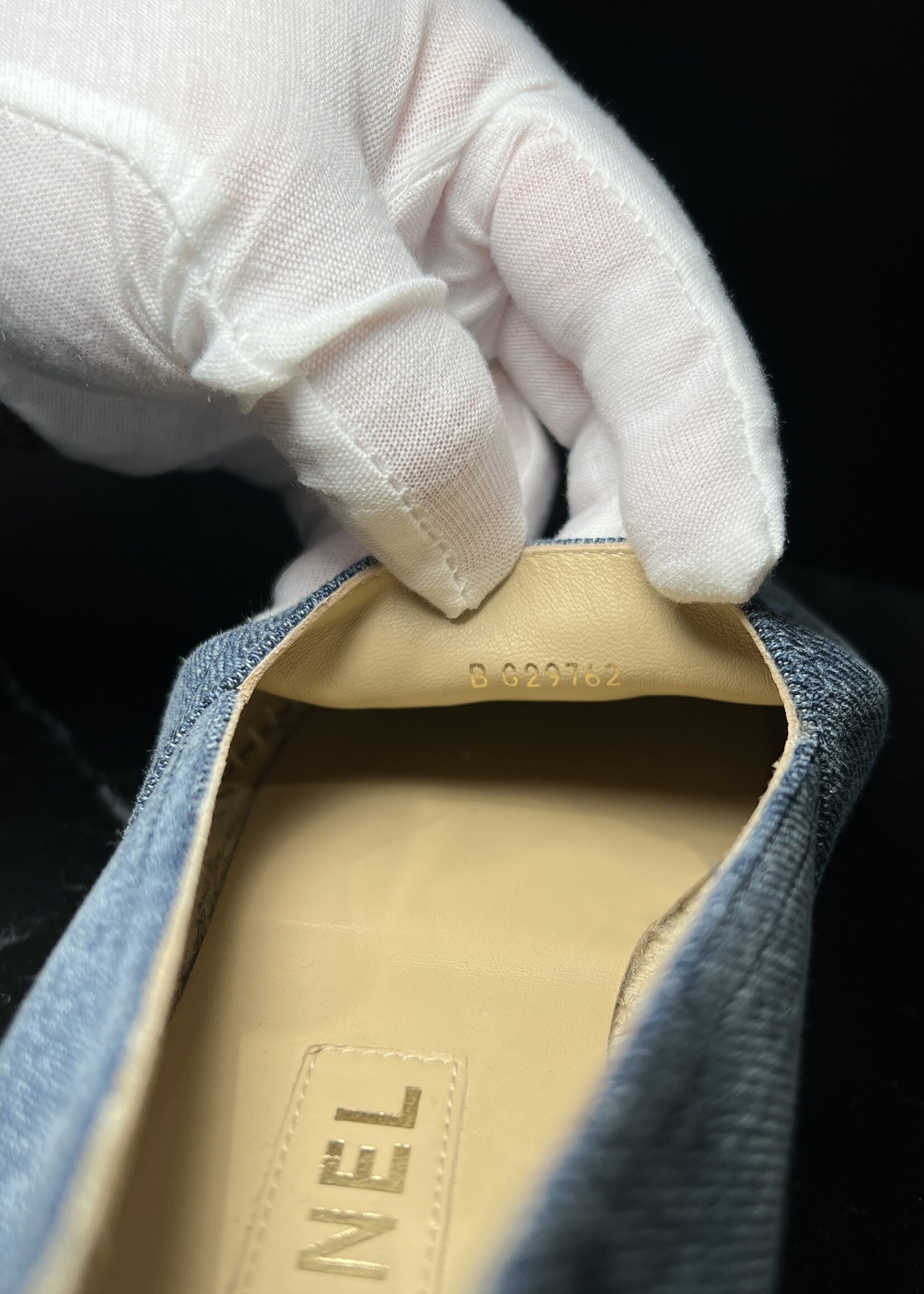 Chanel Chanel Denim Espadrilles 39