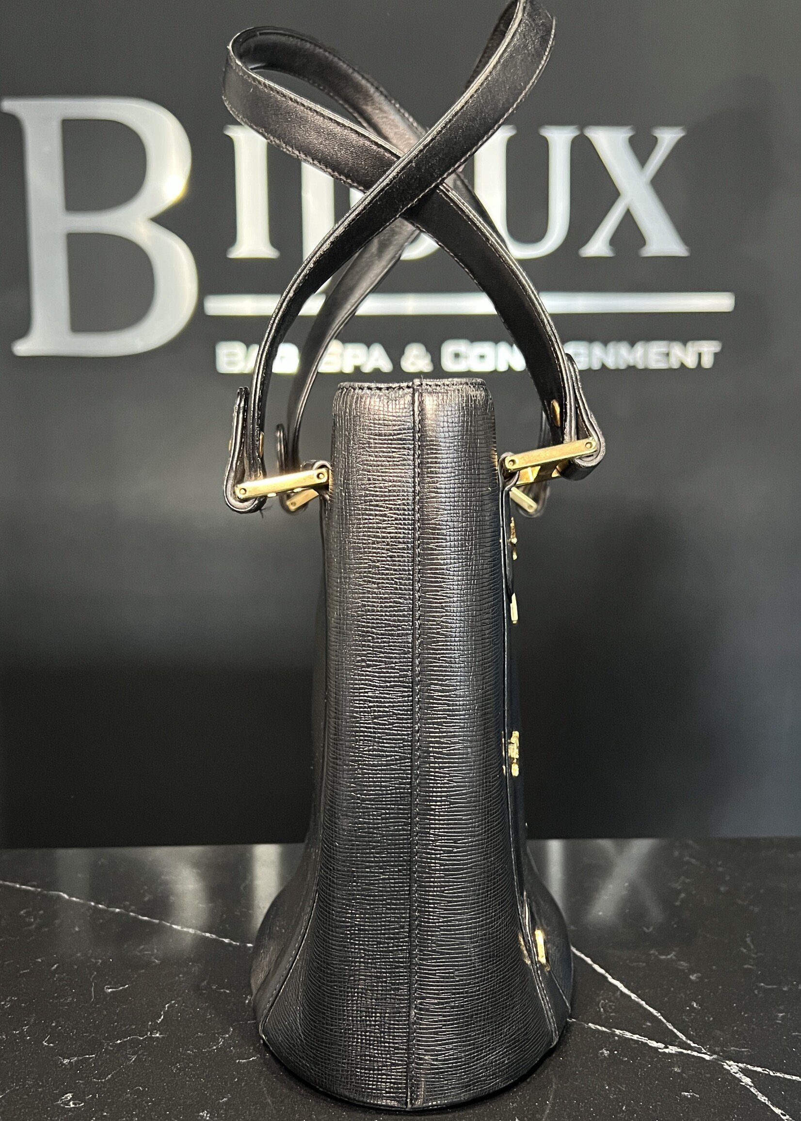 MCM MCM Small Vintage Tote Black Bag