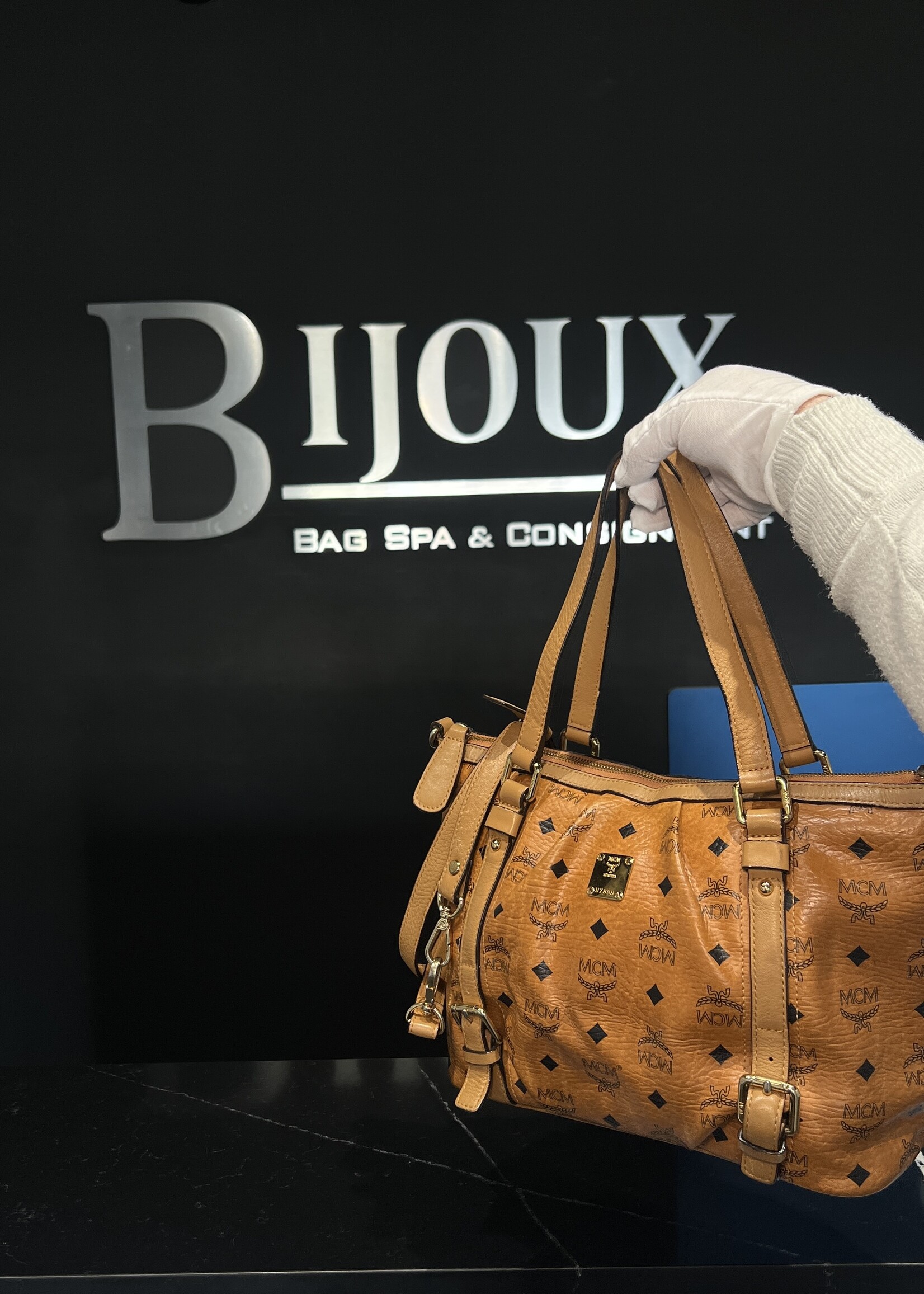 MCM MCM Small Cognac