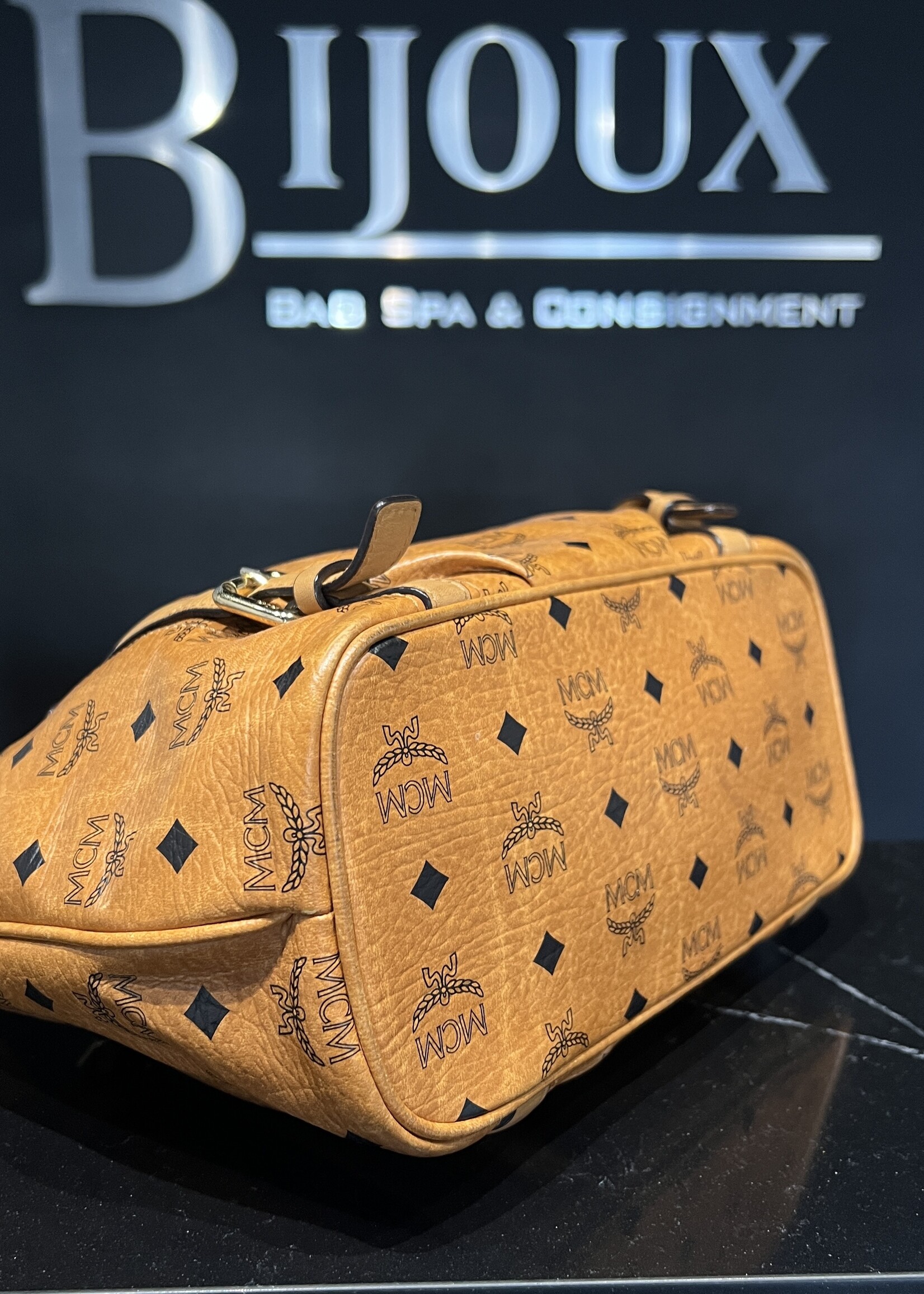MCM MCM Small Cognac