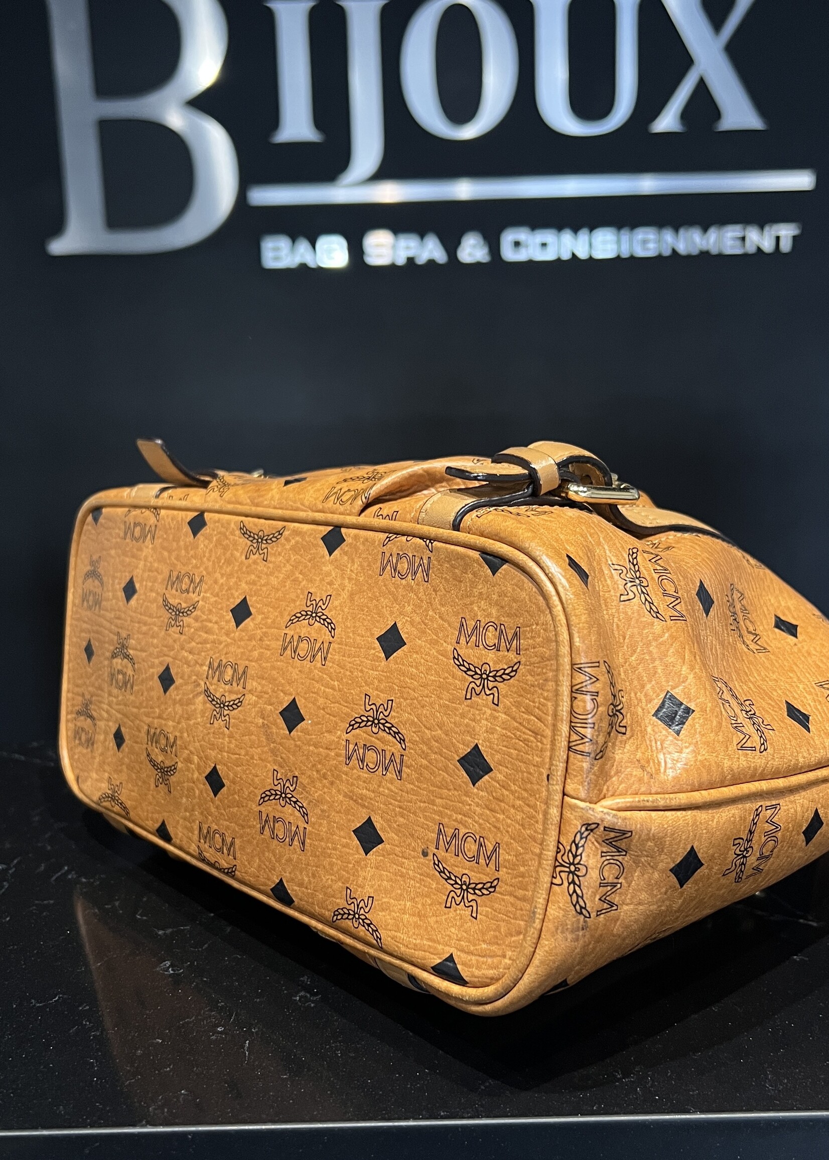 MCM MCM Small Cognac