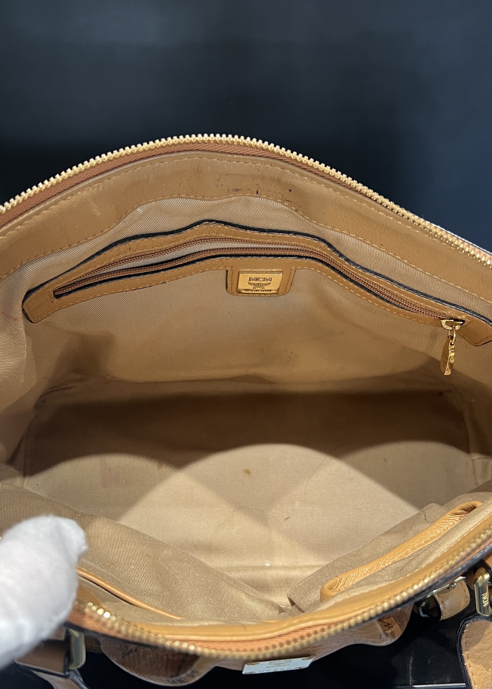 MCM MCM Small Cognac