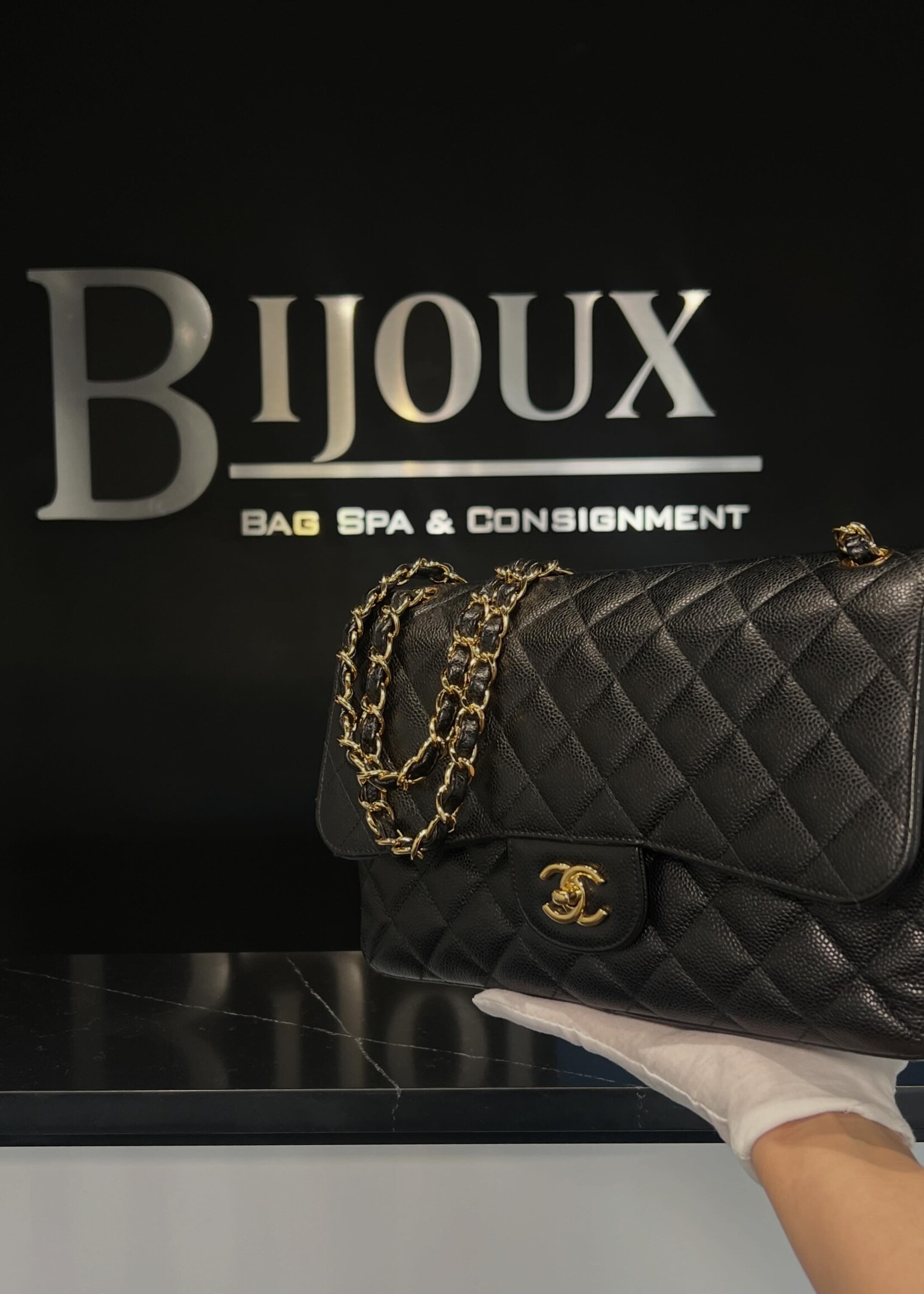 Chanel Chanel Classic Jump Black GHW Flap