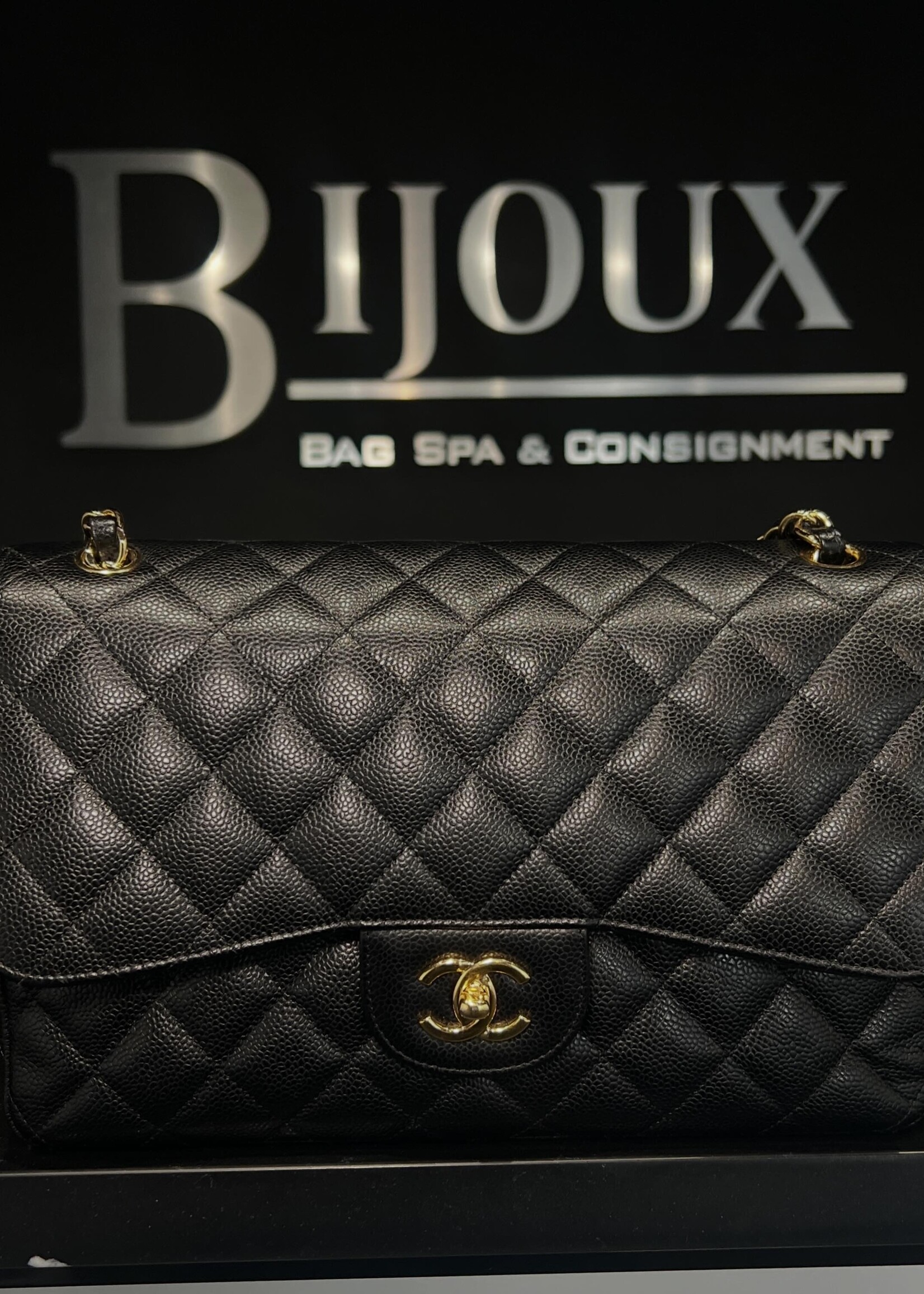 Chanel Chanel Classic Jump Black GHW Flap