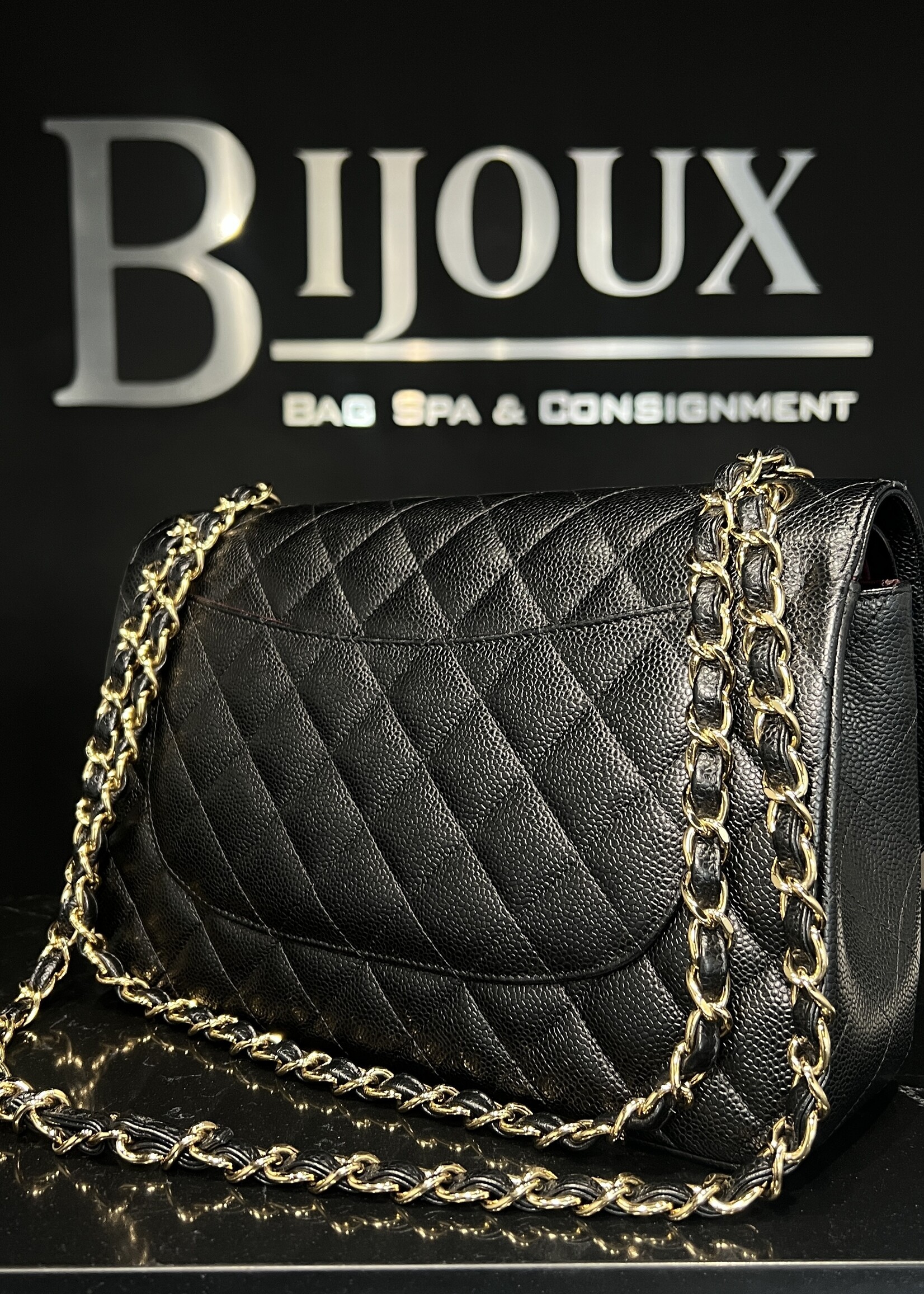 Chanel Chanel Classic Jump Black GHW Flap