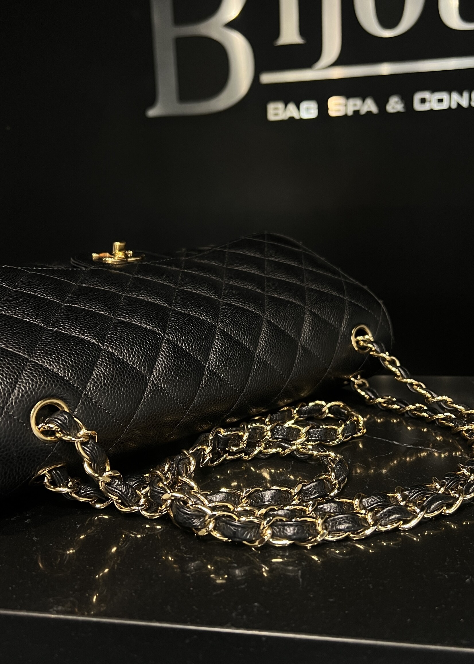Chanel Chanel Classic Jump Black GHW Flap
