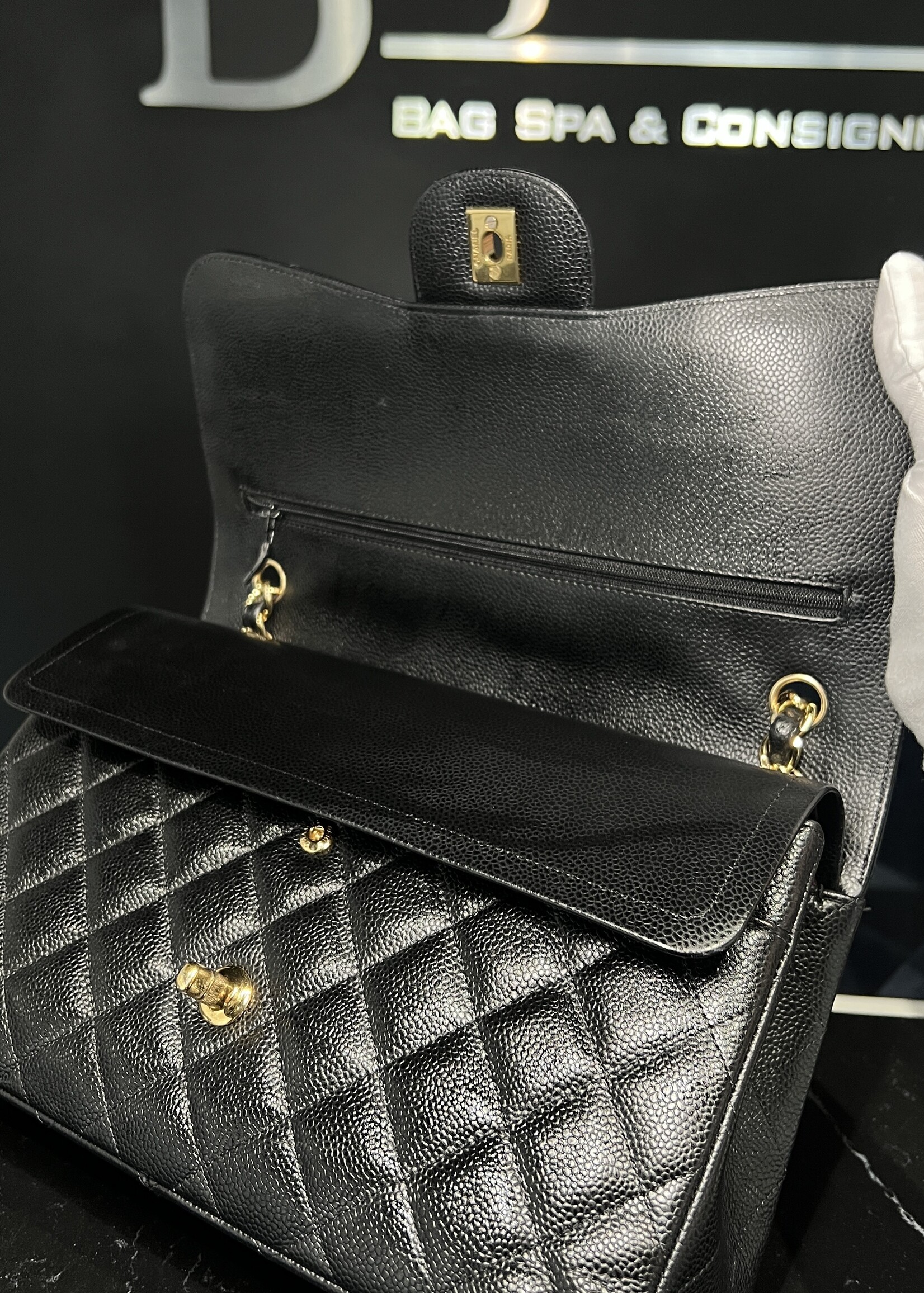 Chanel Chanel Classic Jump Black GHW Flap