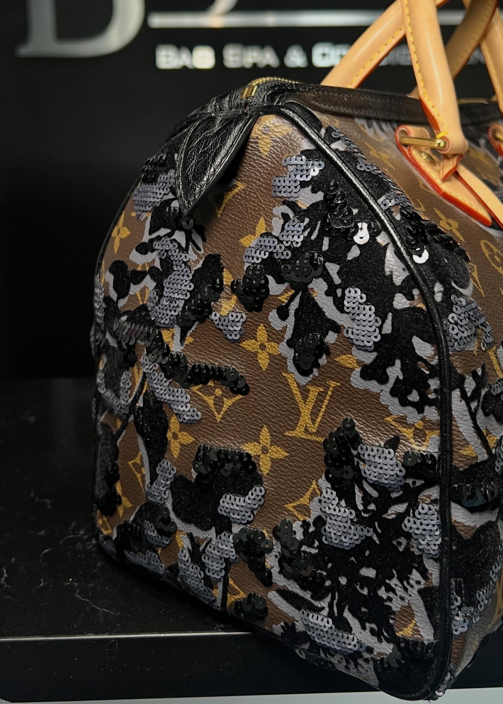 Louis Vuitton SOLD - Louis Vuitton Fleur De Jais Sequins Speedy 30
