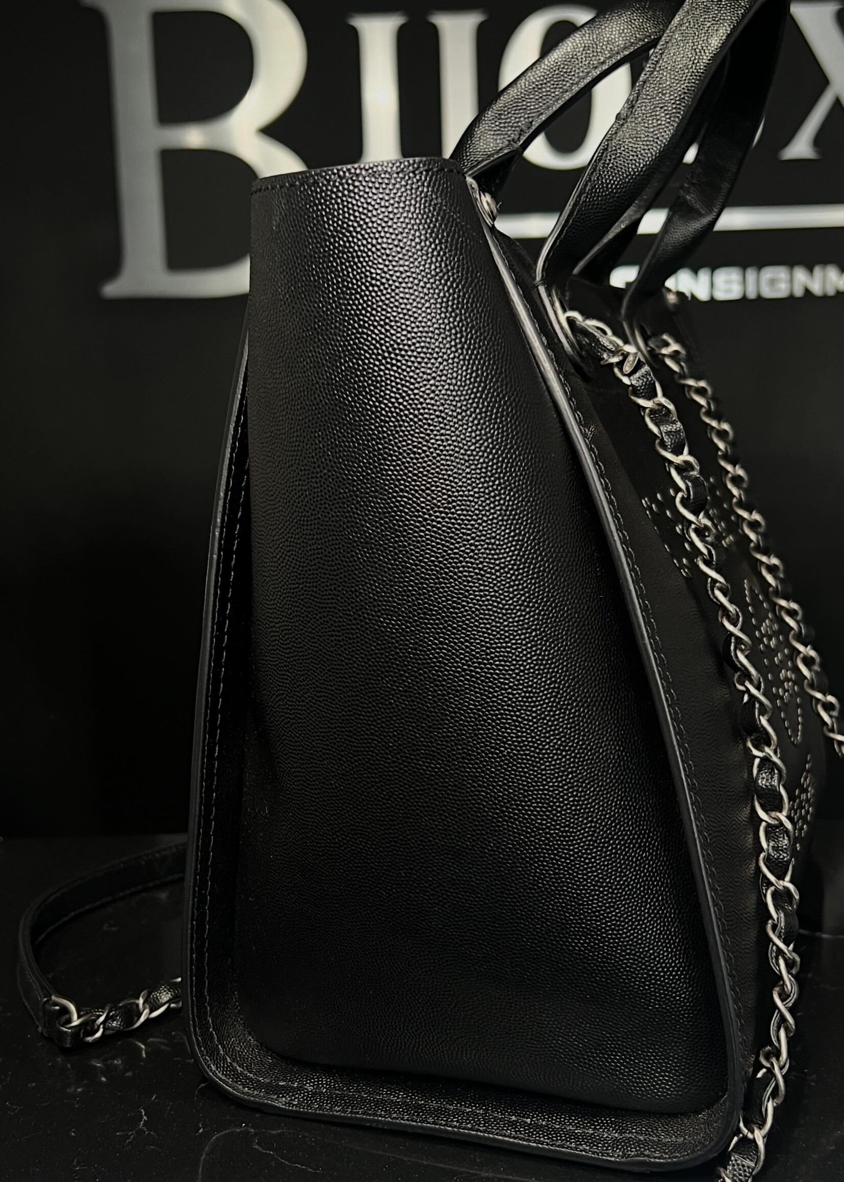 Chanel Chanel Small Caviar Studded Deauville