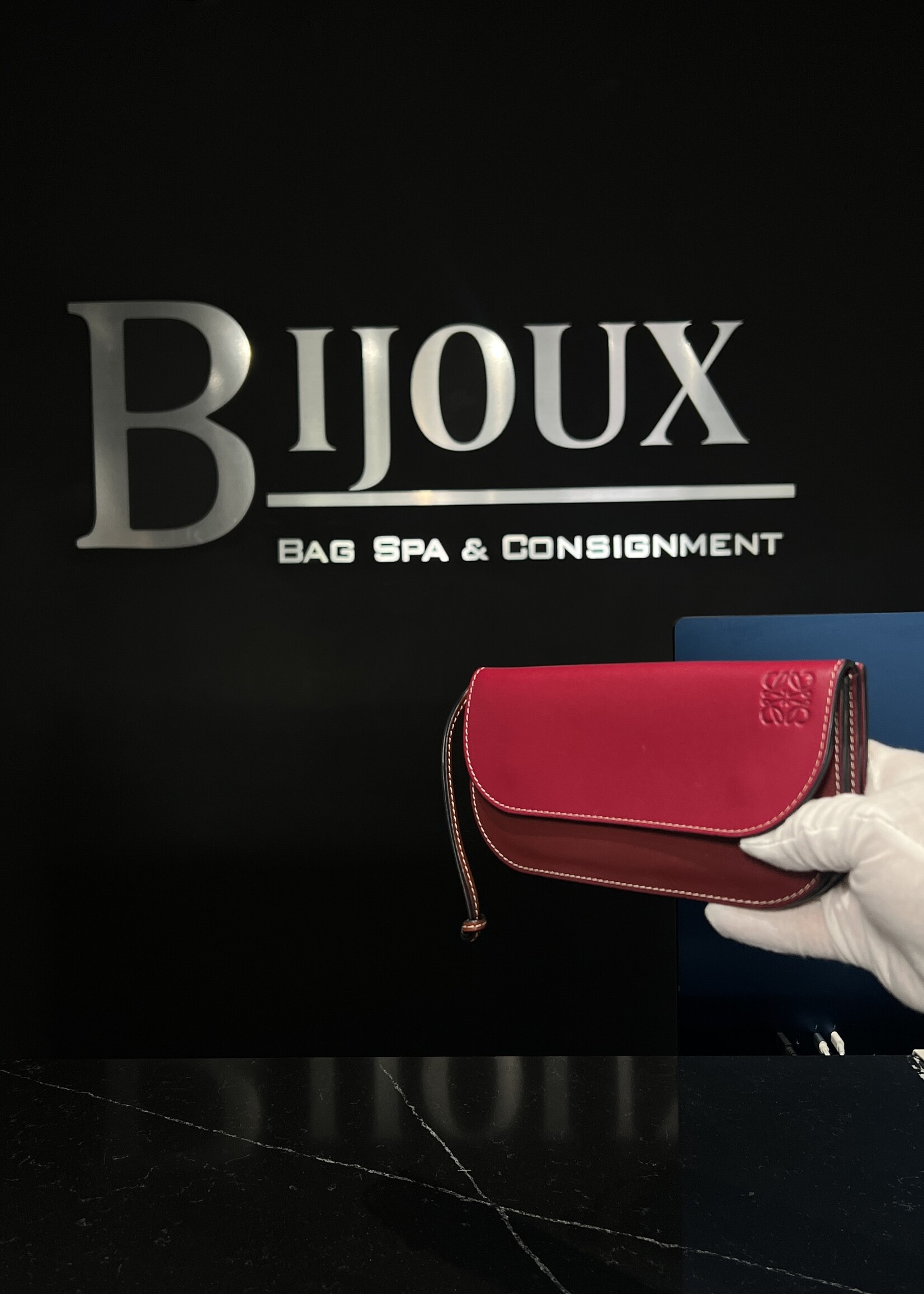Loewe Loewe Red Extreme Gate Wallet