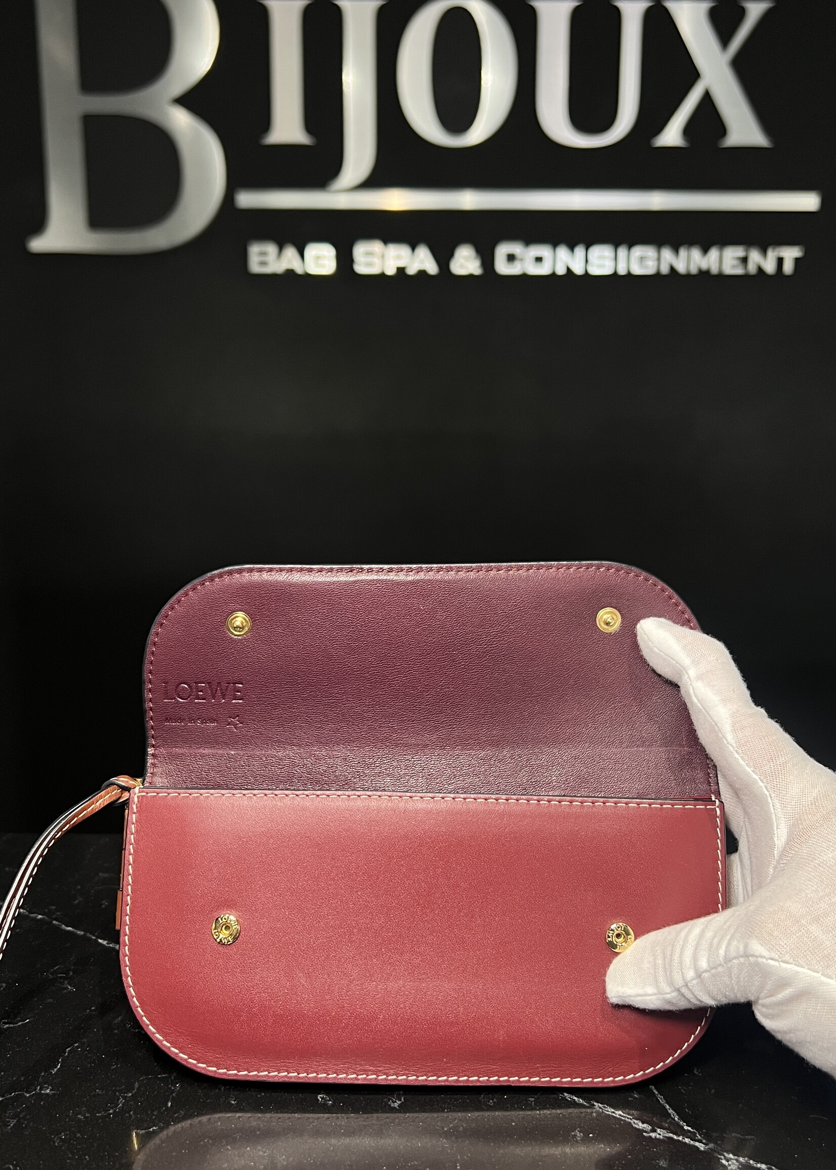 Loewe Loewe Red Extreme Gate Wallet