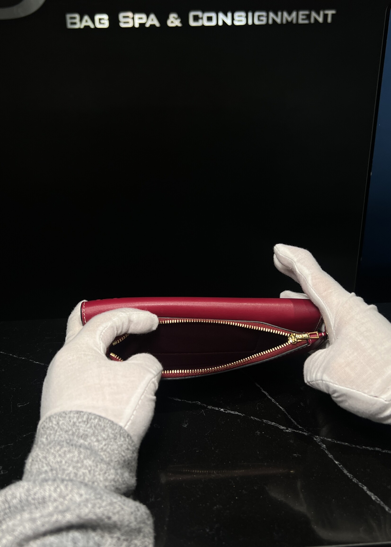 Loewe Loewe Red Extreme Gate Wallet