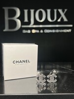 Chanel SOLD- Chanel Perforated Drop Earrings