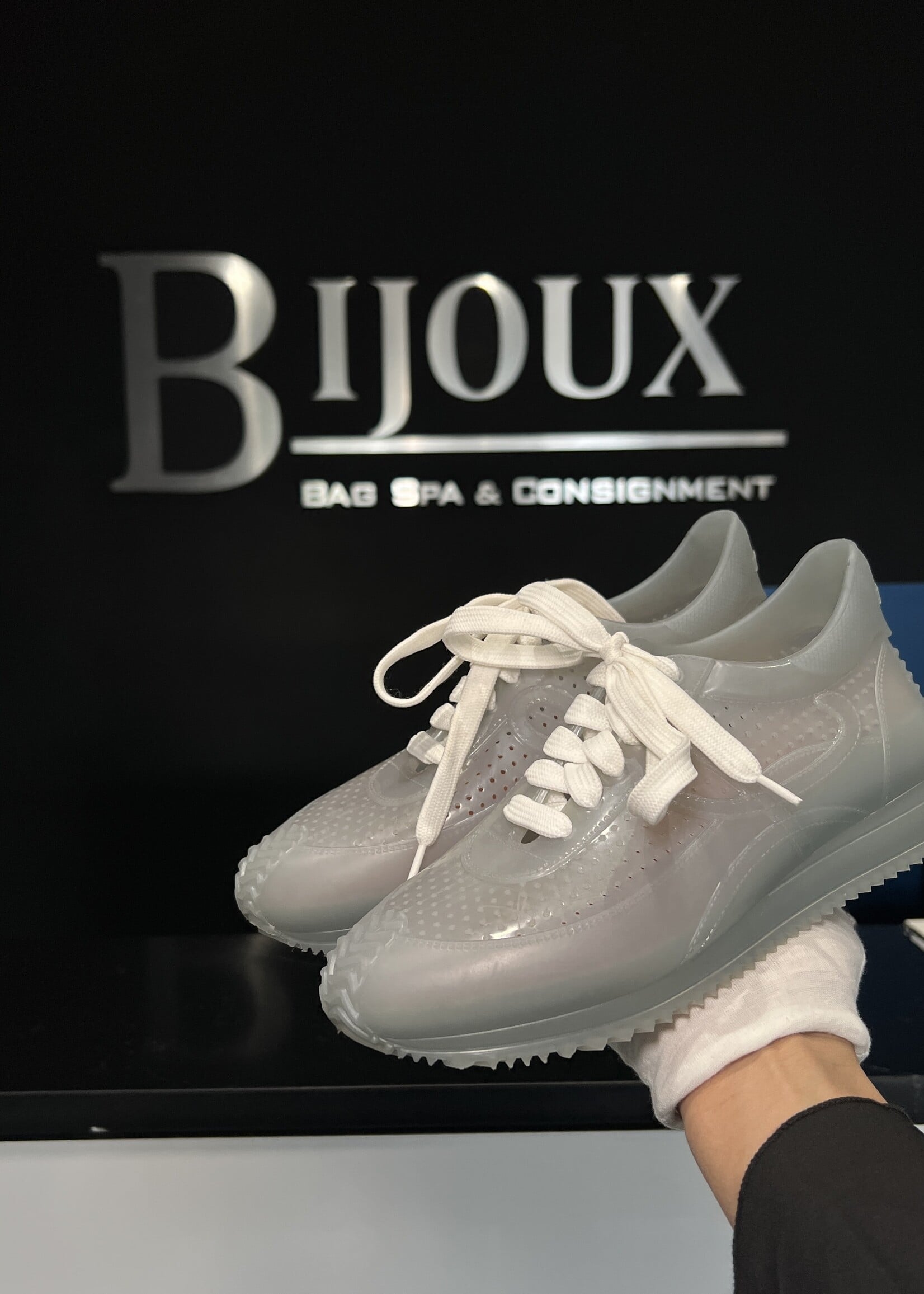 Loewe Loewe Grey Jelly Runner - 35
