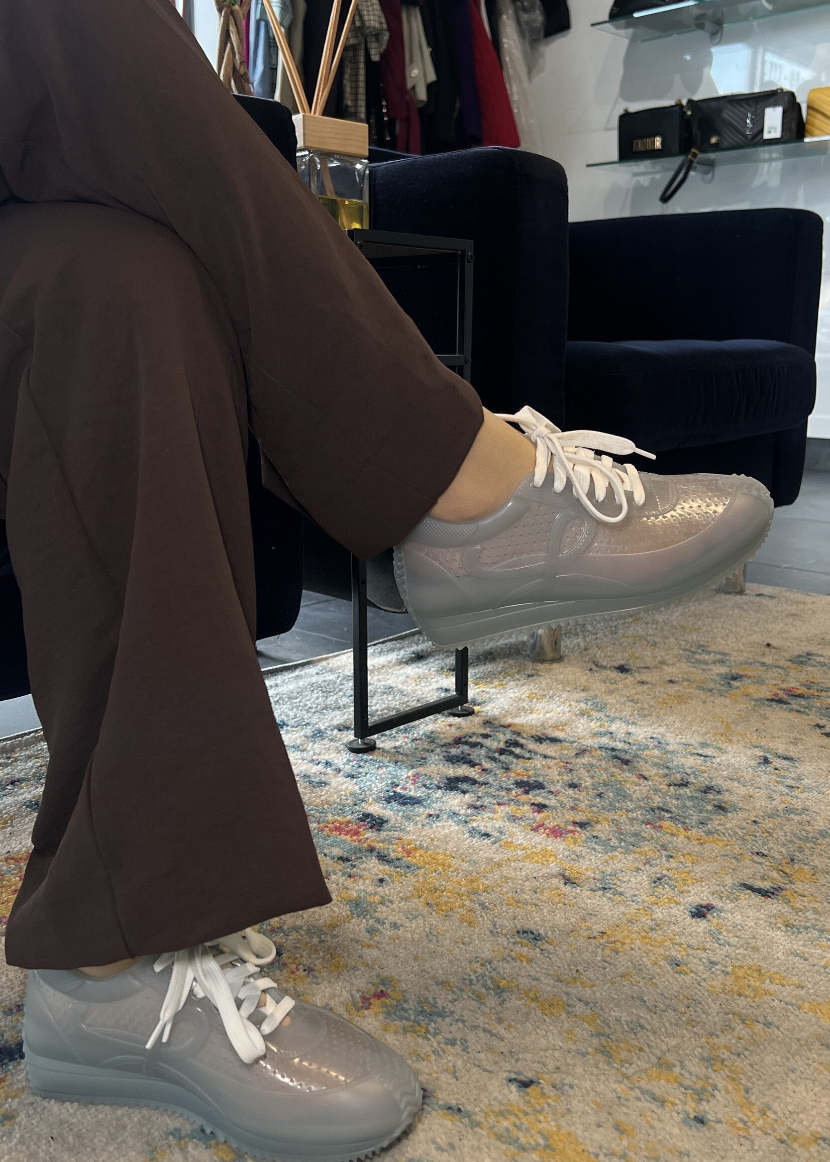 Loewe Loewe Grey Jelly Runner - 35