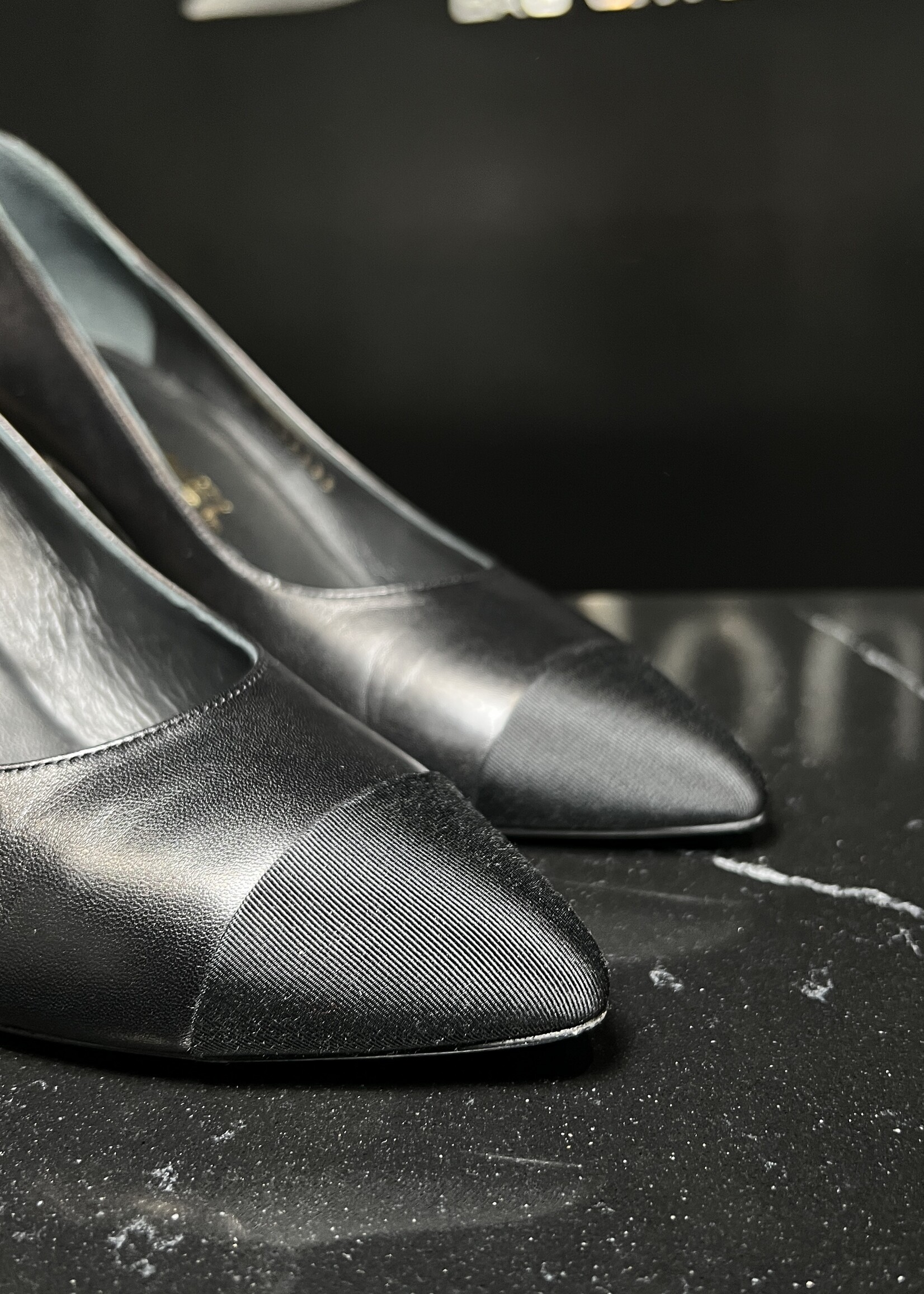 Chanel SOLD- Chanel Pumps Pearl Heel - 37