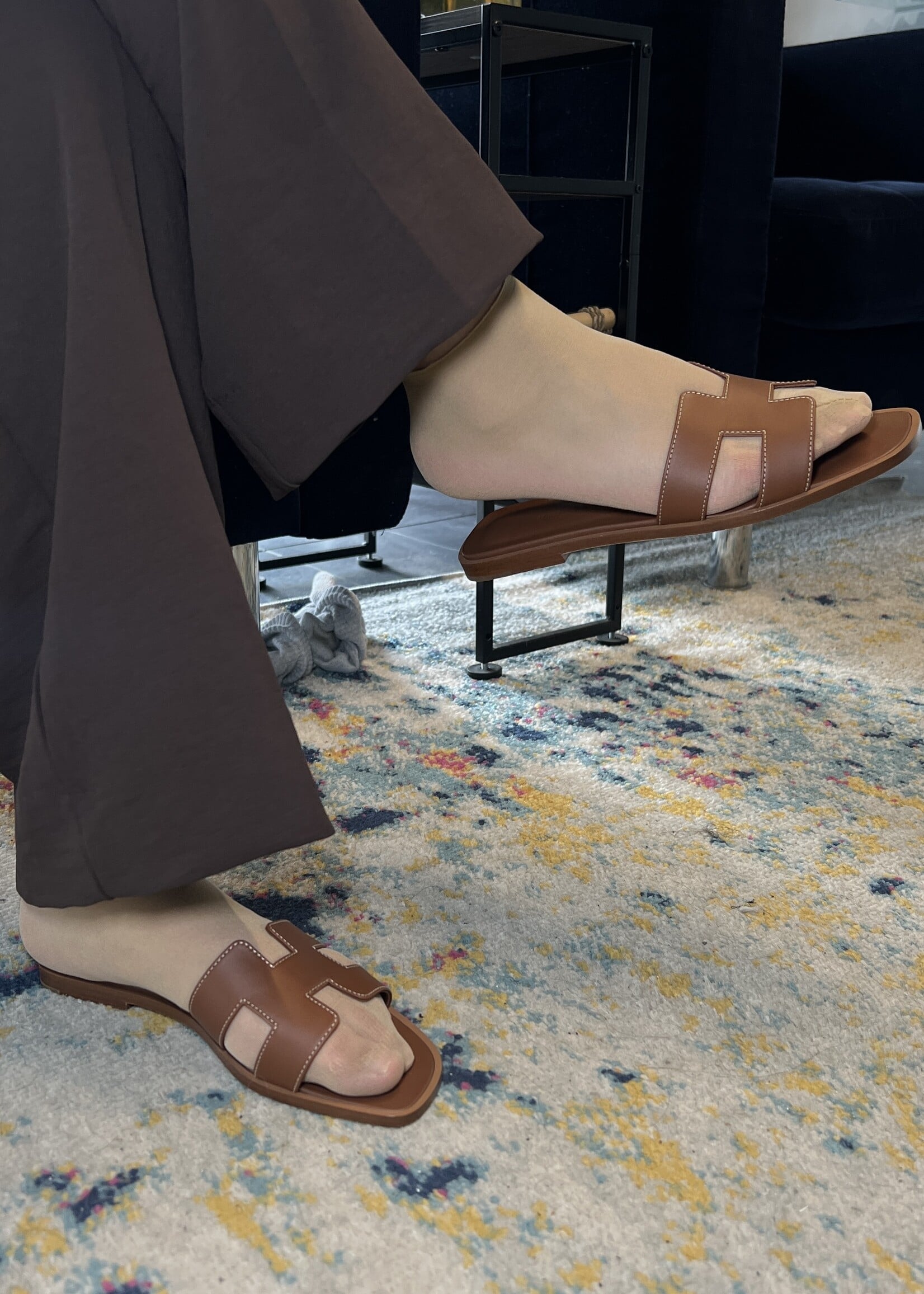 Hermes Hermes Oran Sandals - 37.5