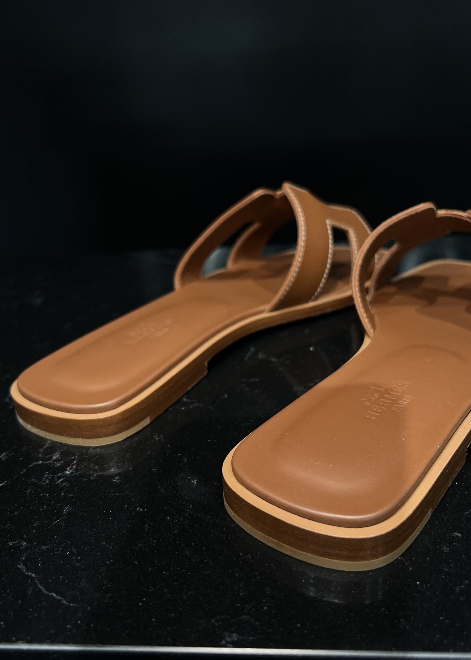 Hermes Hermes Oran Sandals - 37.5