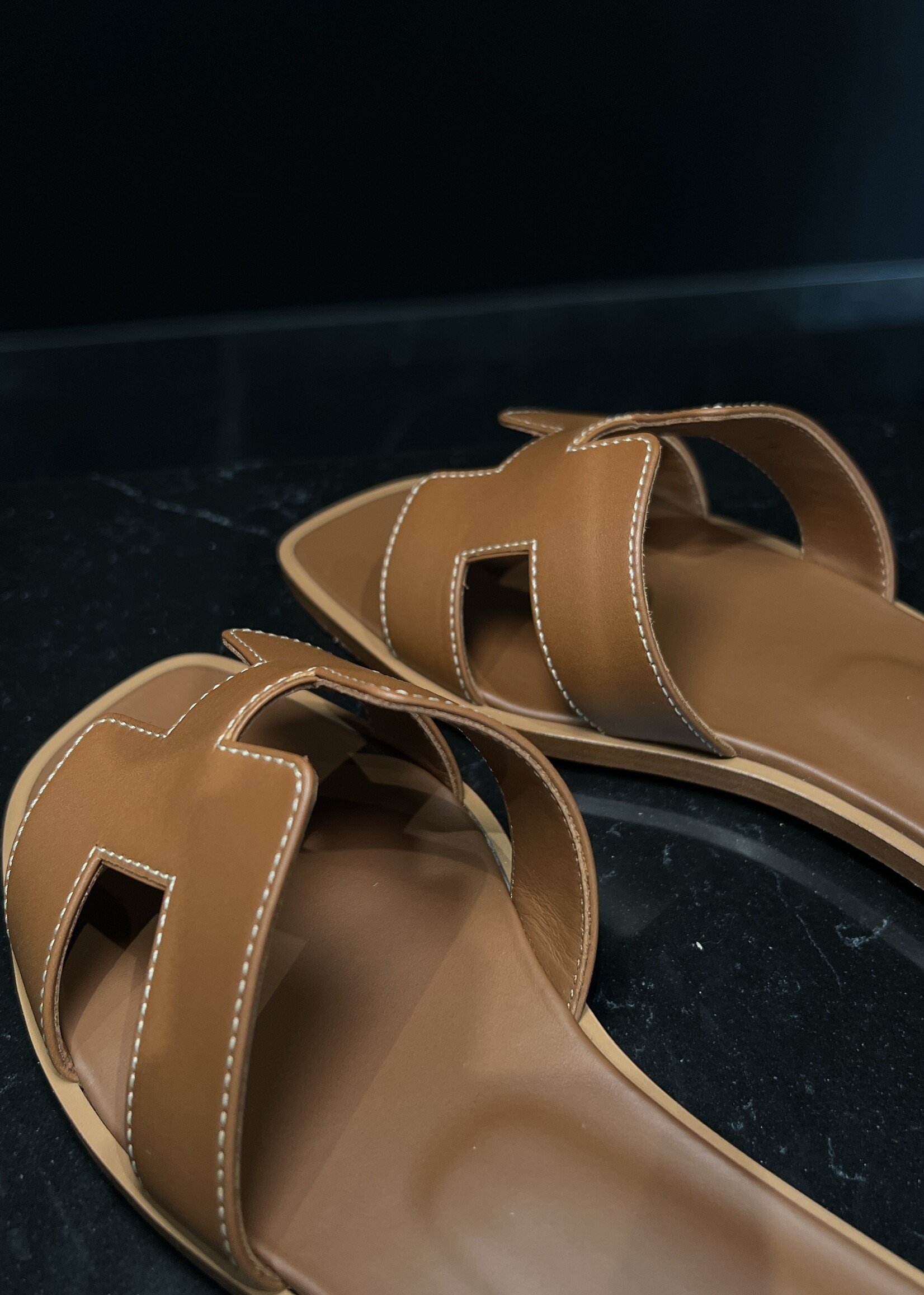 Hermes Hermes Oran Sandals - 37.5