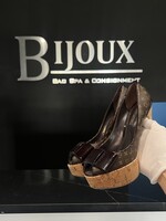 Louis Vuitton Louis Vuitton Monogram Canvas Rivoli Cork Pumps 36