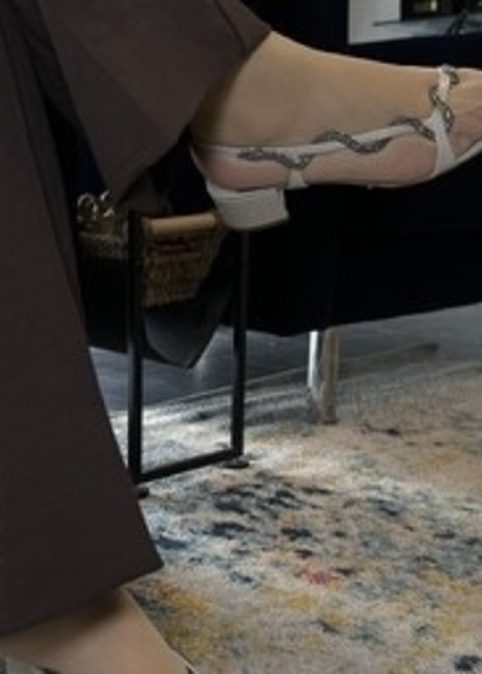 René Caovilla Beige Leather Sandals 36.5