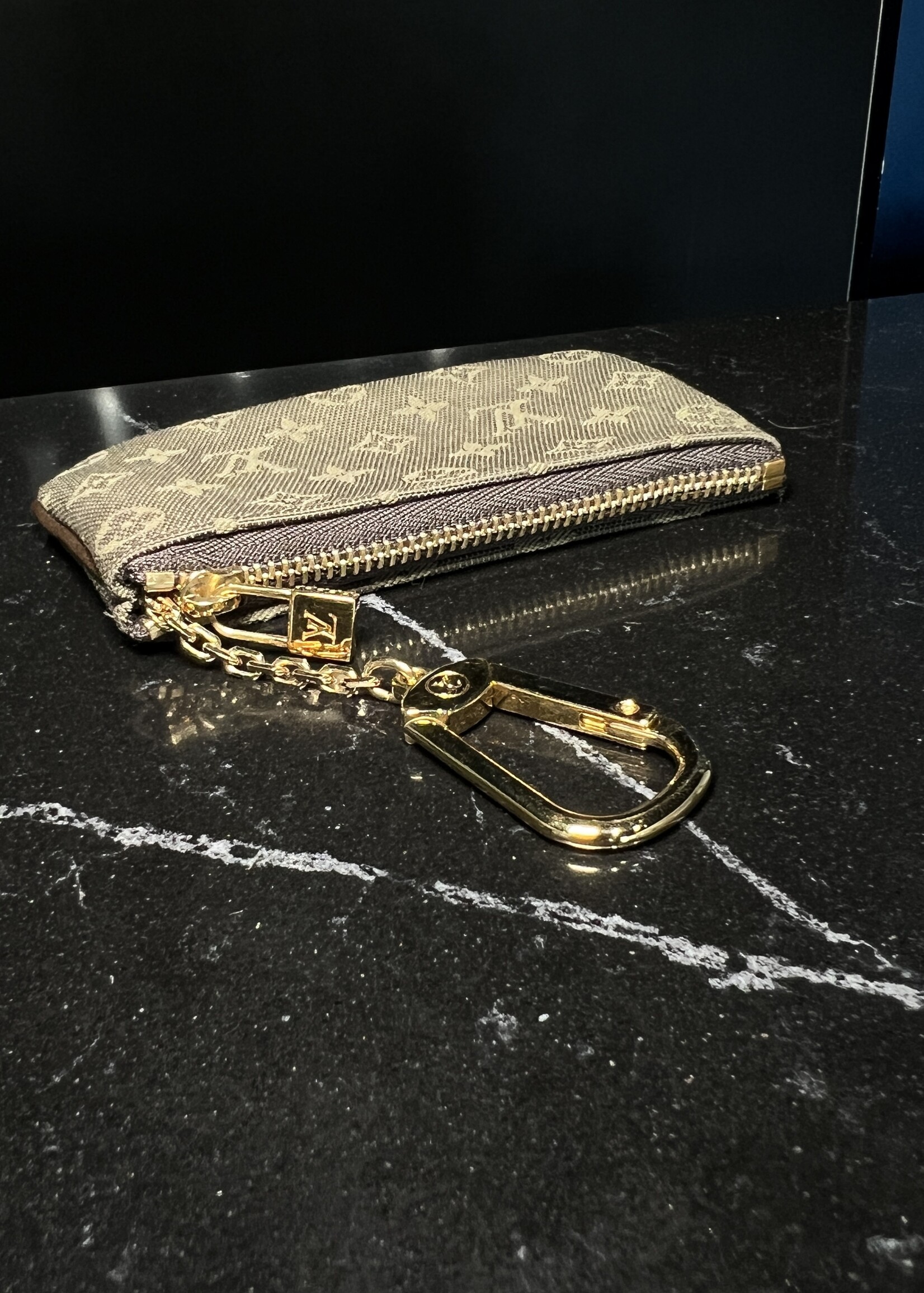Louis Vuitton Louis Vuitton Mini Lin Coin Wallet