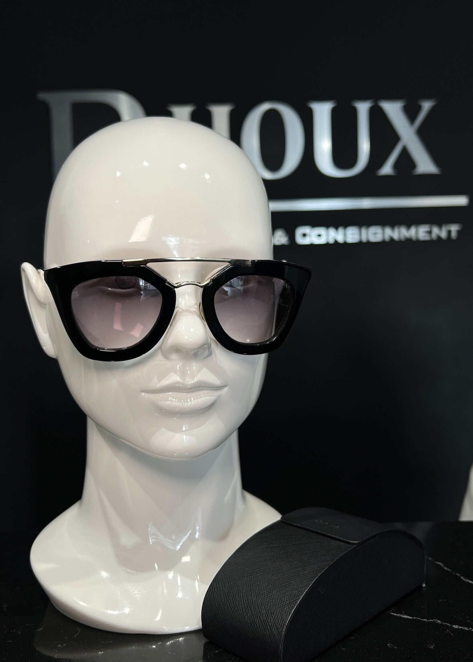 Prada Prada SPR09Q Acetate Cinema Sunglasses