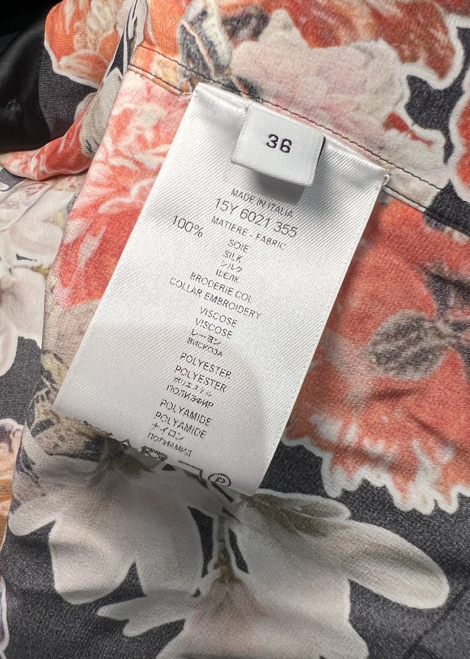 Givenchy Givenchy Floral Blouse 36