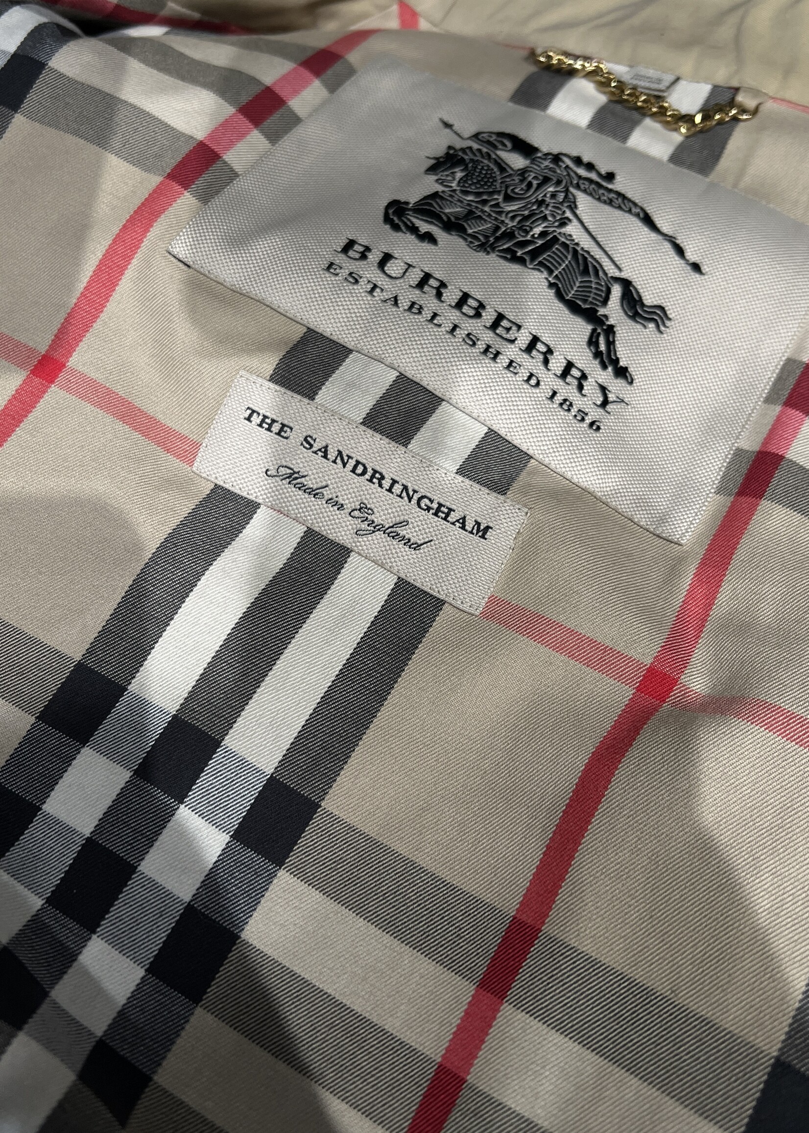 Burberry Burberry Long Kensington Heritage Trench