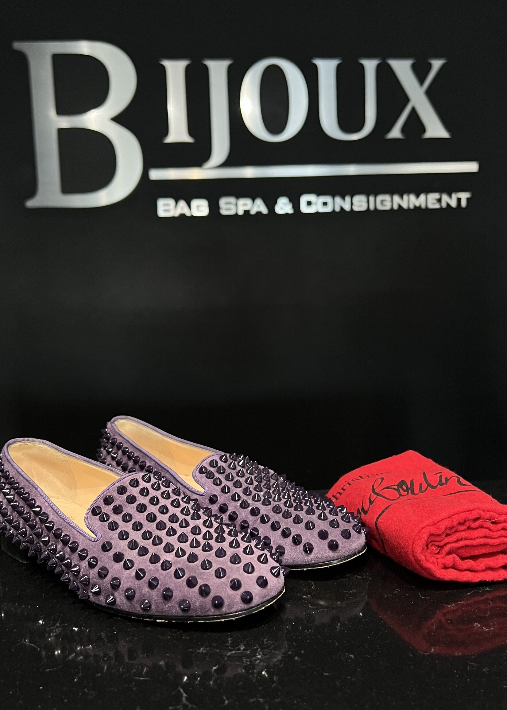 Christian Louboutin Christian Louboutin Dandelion Spiked Flats 38