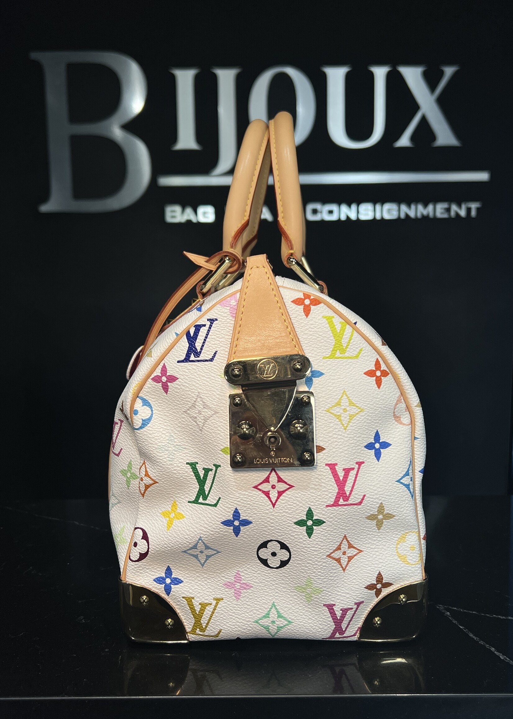 Louis Vuitton Louis Vuitton Multicolor Speedy 30 Takashi Murakami
