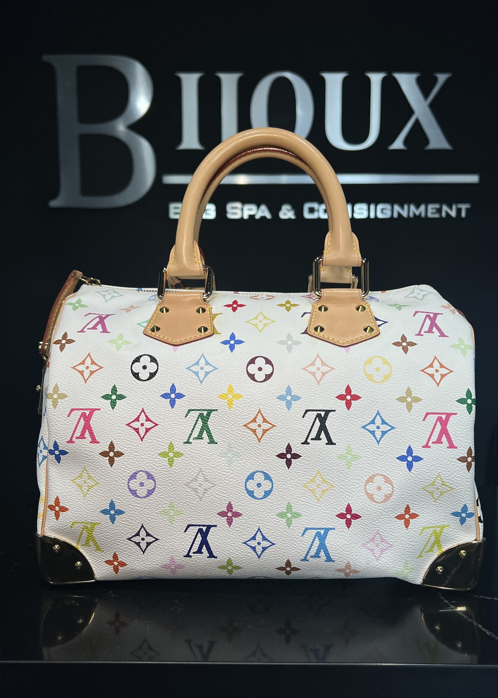 Louis Vuitton Louis Vuitton Multicolor Speedy 30 Takashi Murakami