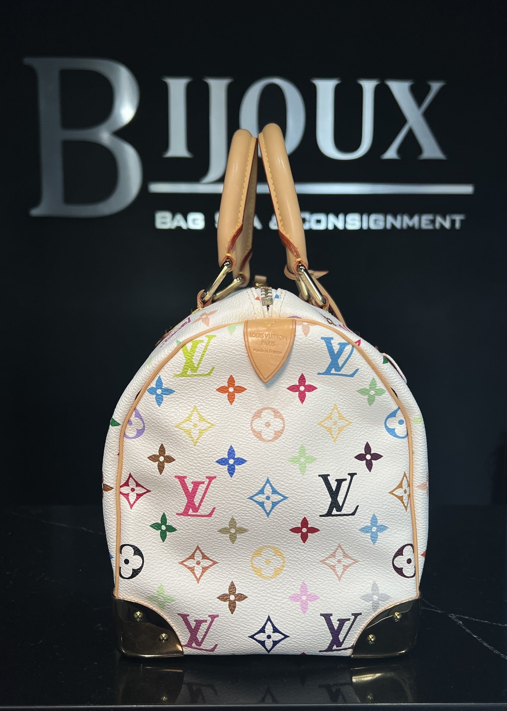 Louis Vuitton Louis Vuitton Multicolor Speedy 30 Takashi Murakami