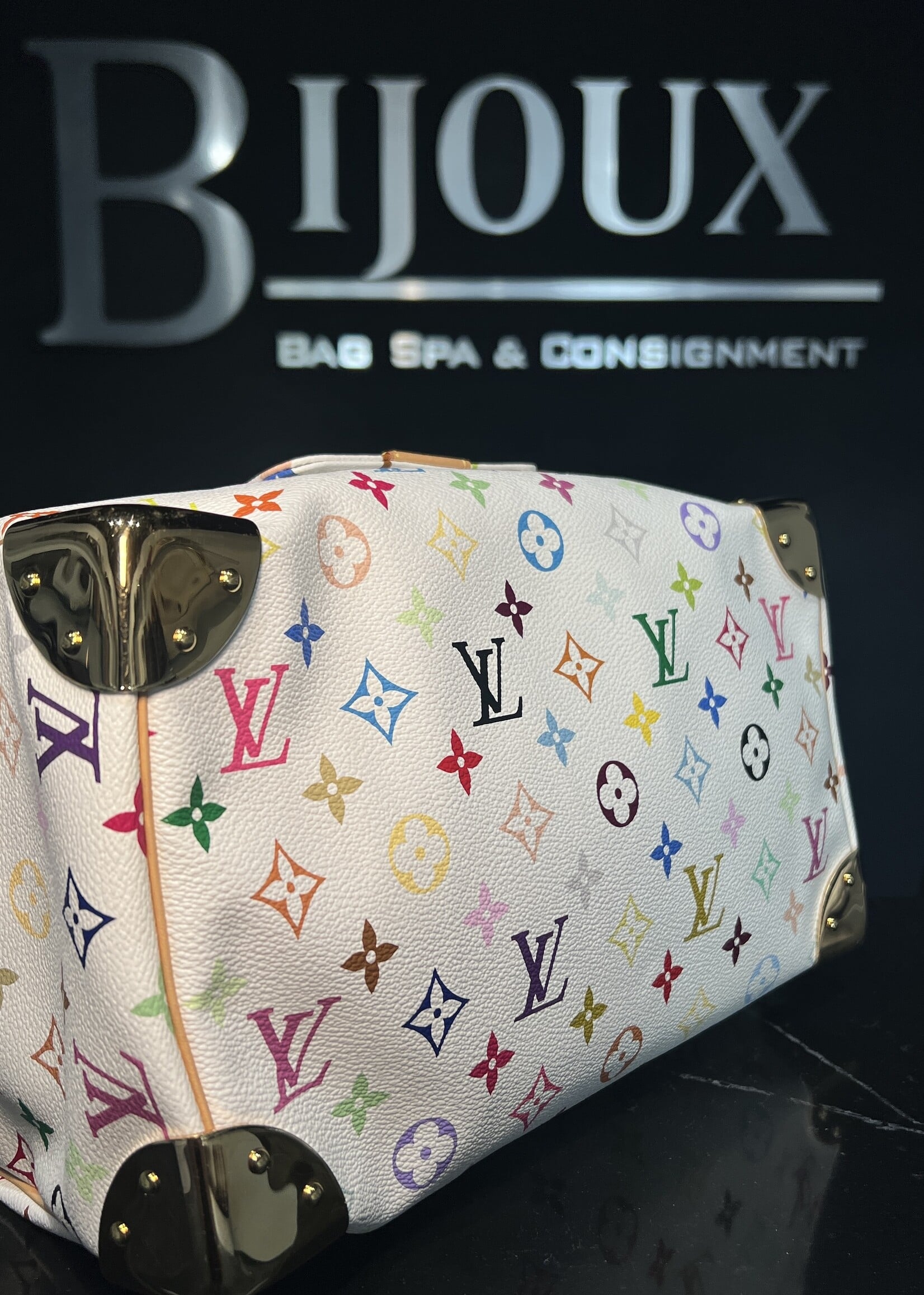 Louis Vuitton Louis Vuitton Multicolor Speedy 30 Takashi Murakami