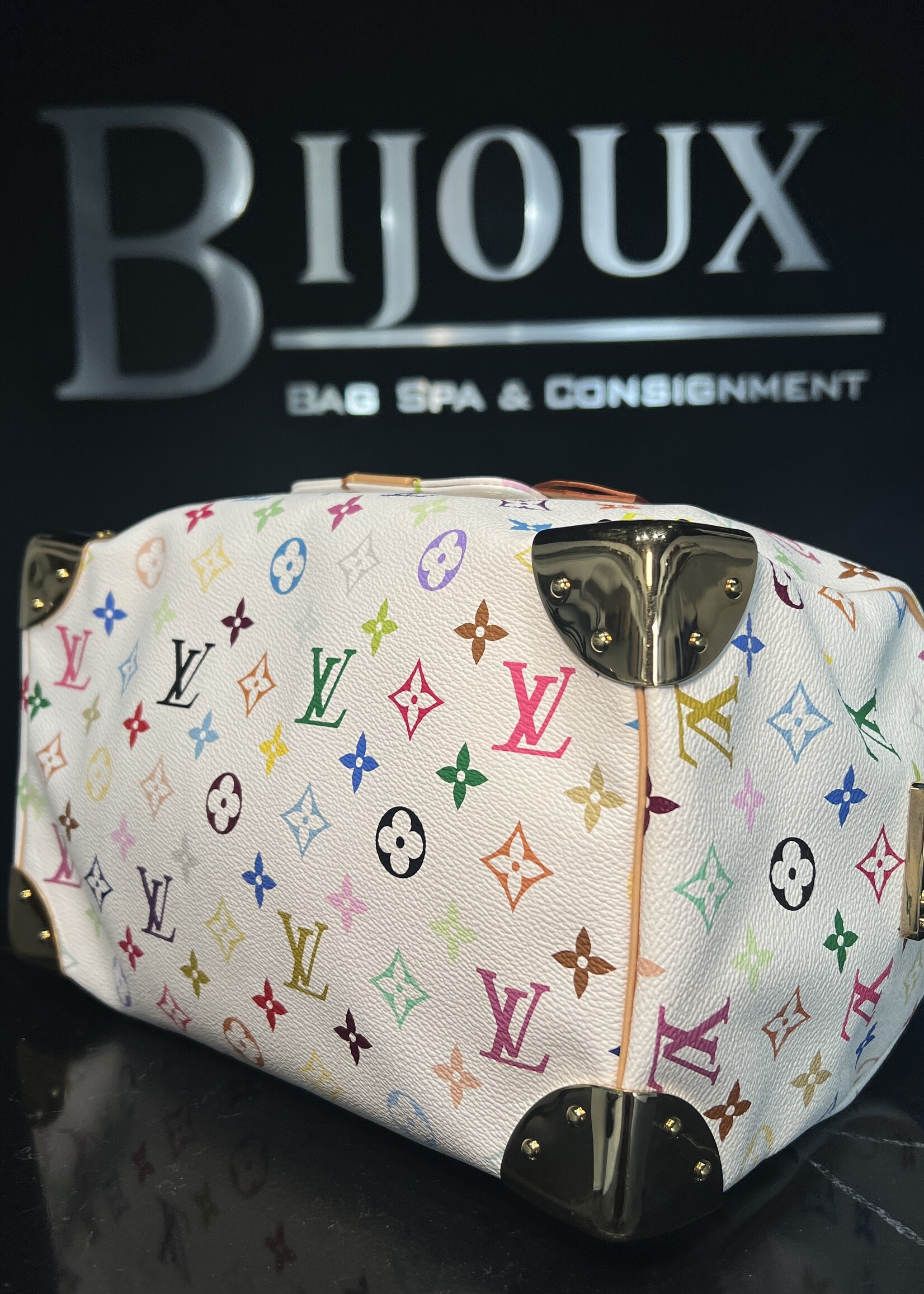 Louis Vuitton Louis Vuitton Multicolor Speedy 30 Takashi Murakami