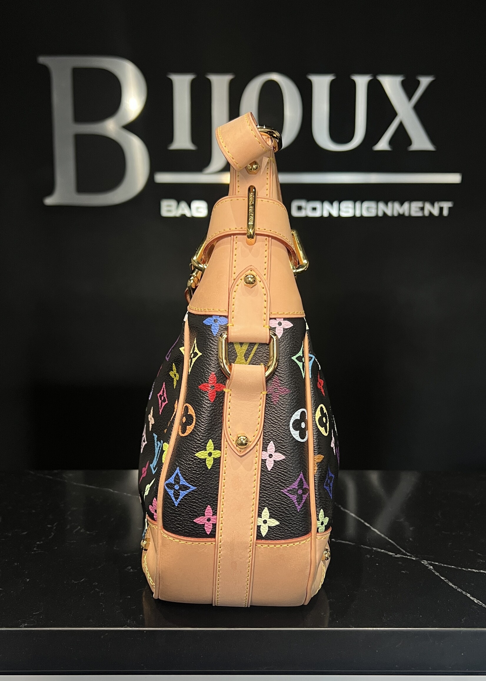 Louis Vuitton SOLD - Louis Vuitton Black Greta Multicolour