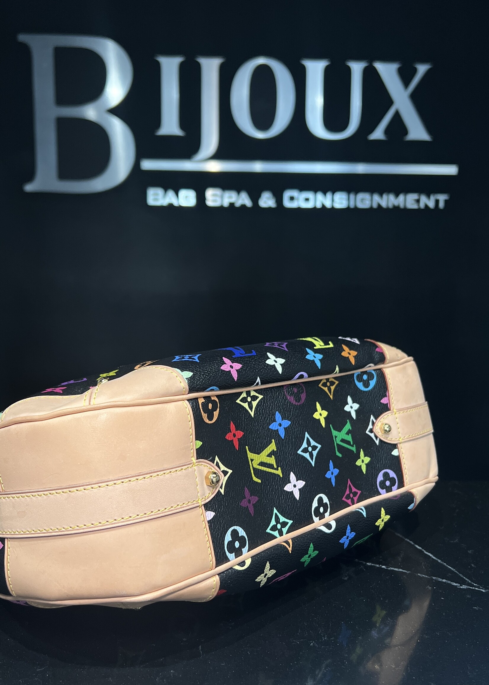 Louis Vuitton SOLD - Louis Vuitton Black Greta Multicolour