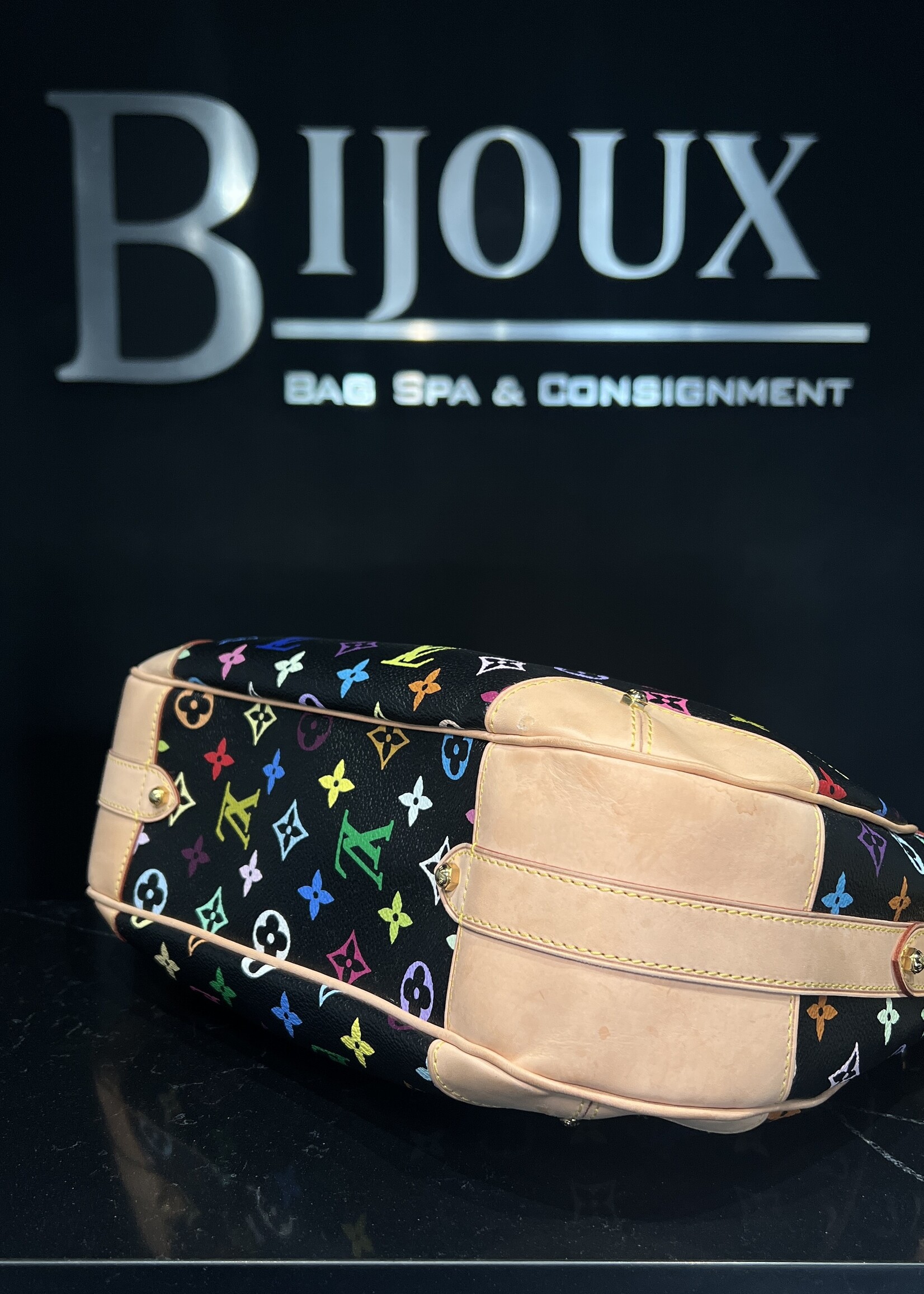 Louis Vuitton SOLD - Louis Vuitton Black Greta Multicolour