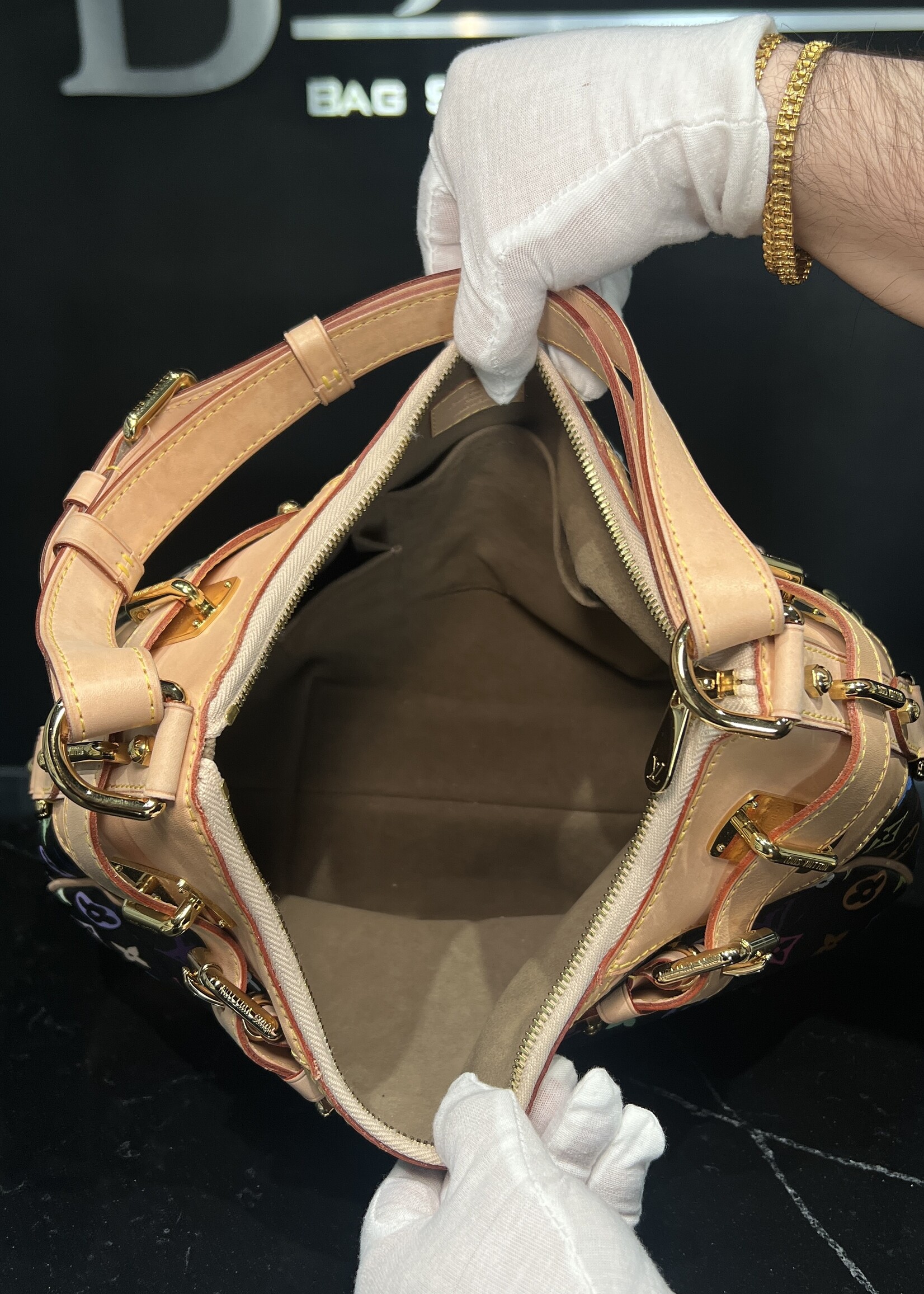 Louis Vuitton SOLD - Louis Vuitton Black Greta Multicolour