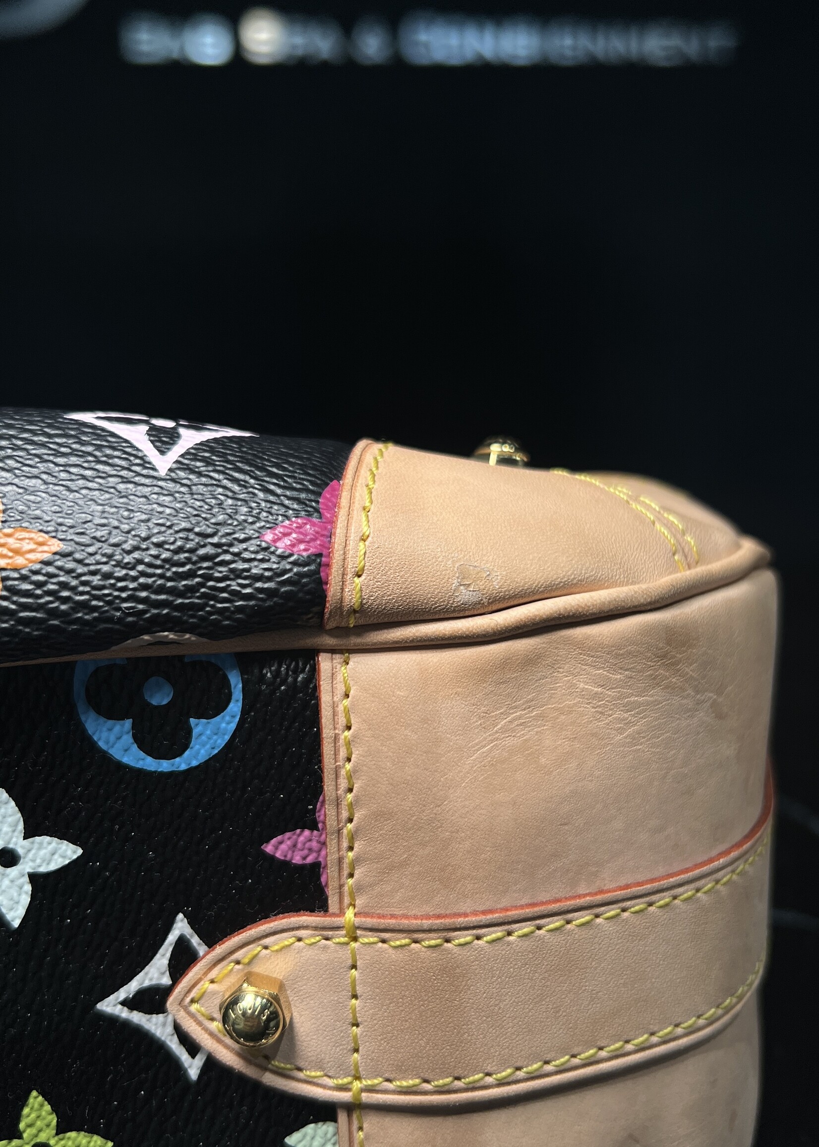 Louis Vuitton SOLD - Louis Vuitton Black Greta Multicolour