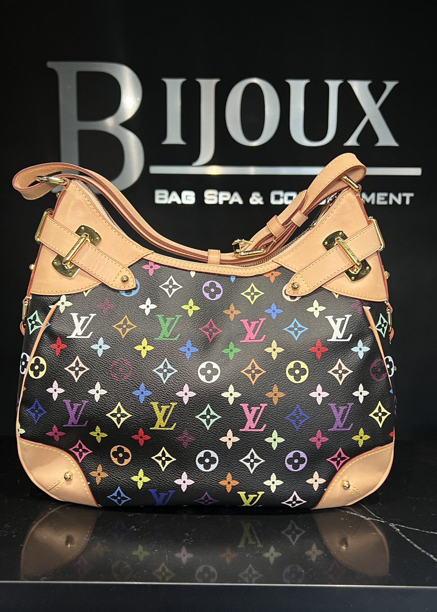 Louis Vuitton SOLD - Louis Vuitton Black Greta Multicolour