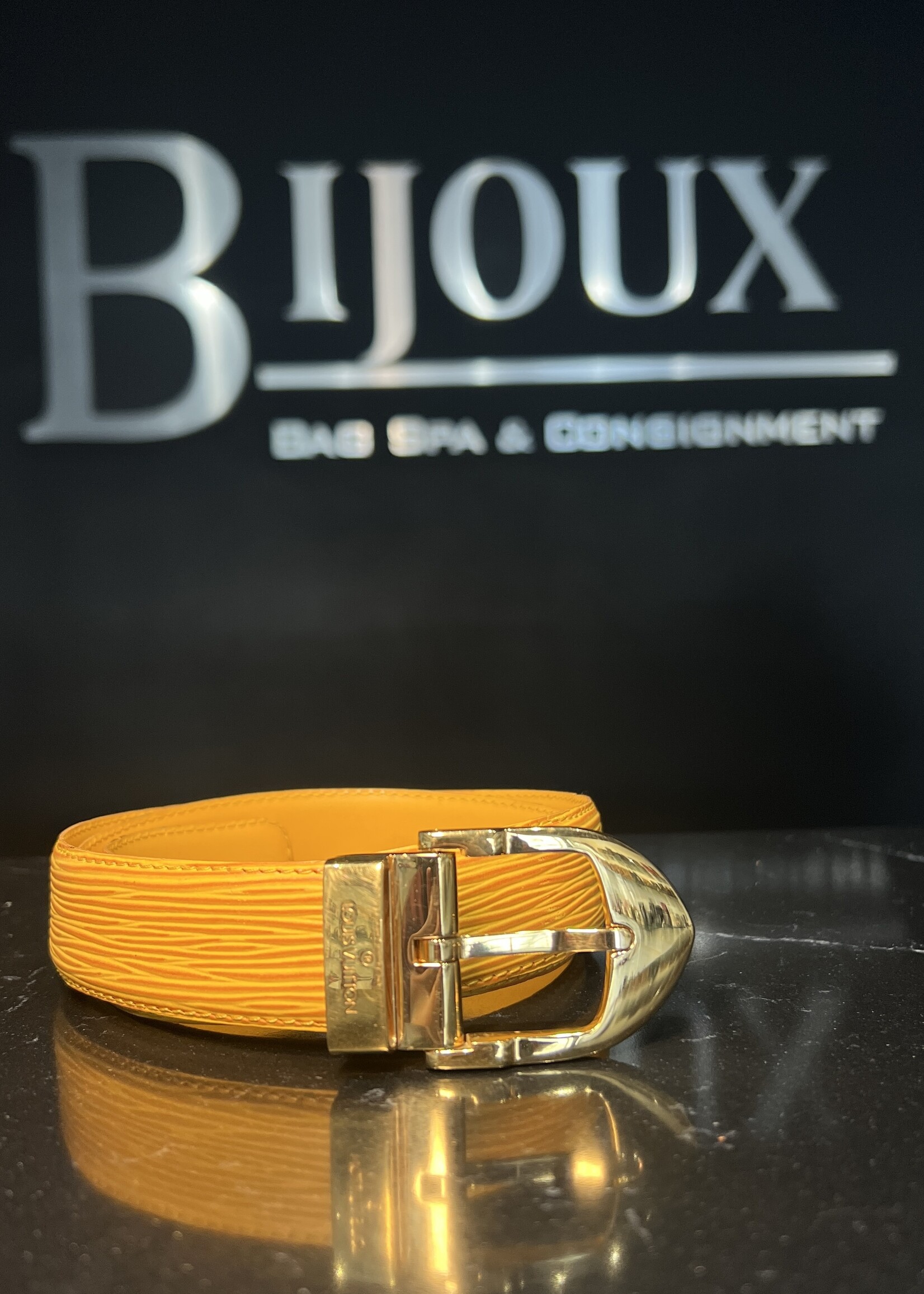 Louis Vuitton Louis Vuitton Epi Belt 85
